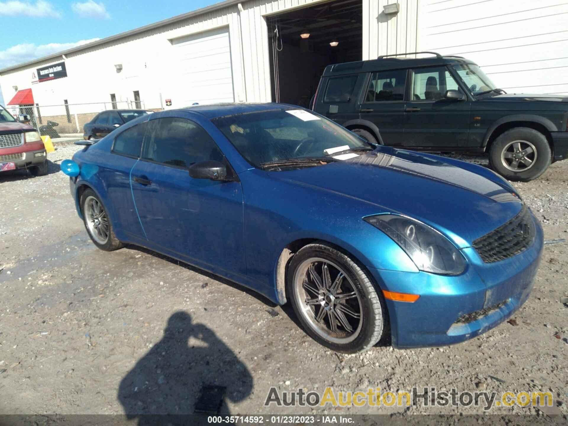 INFINITI G35 COUPE W/LEATHER, JNKCV54E23M220625