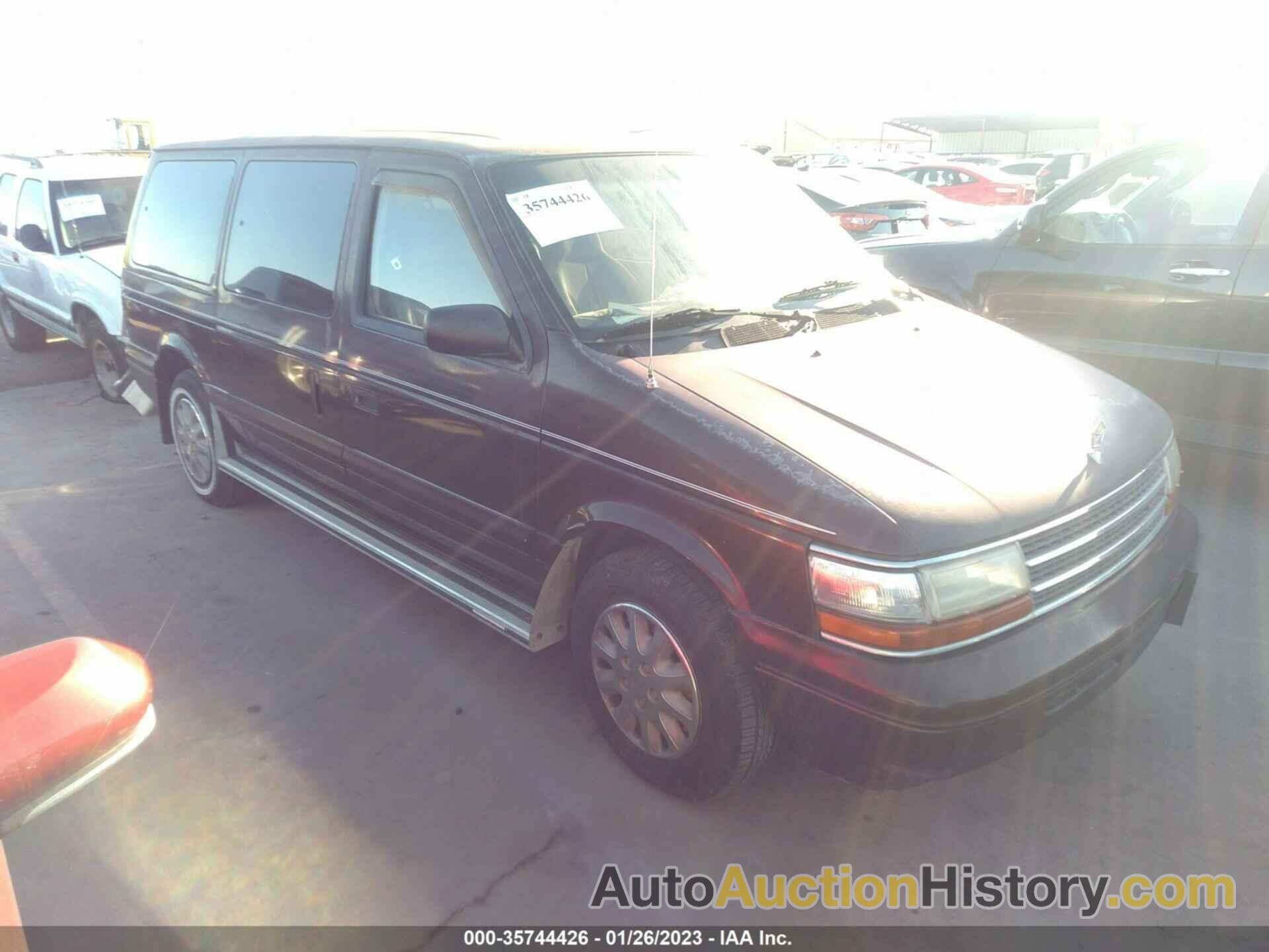 PLYMOUTH GRAND VOYAGER SE, 1P4GH44R2SX534257