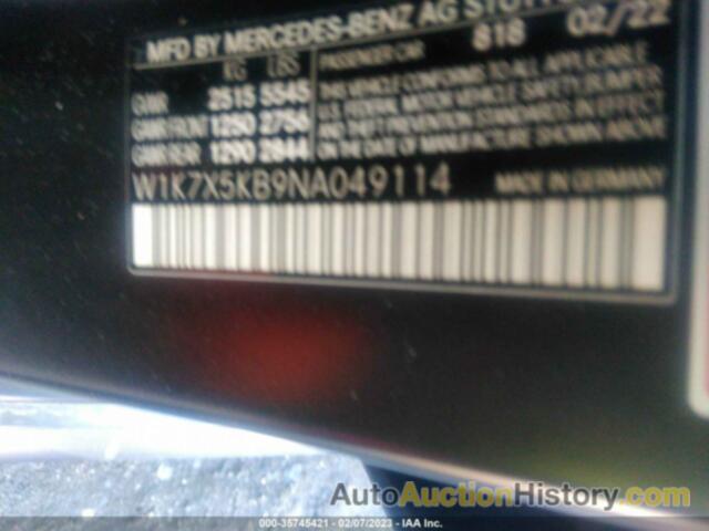 MERCEDES-BENZ AMG GT 43 4-DOOR COUPE, W1K7X5KB9NA049114