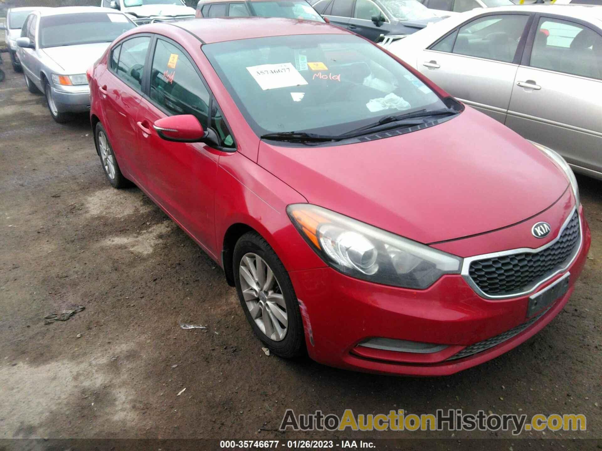 KIA FORTE LX, KNAFX4A68E5202883