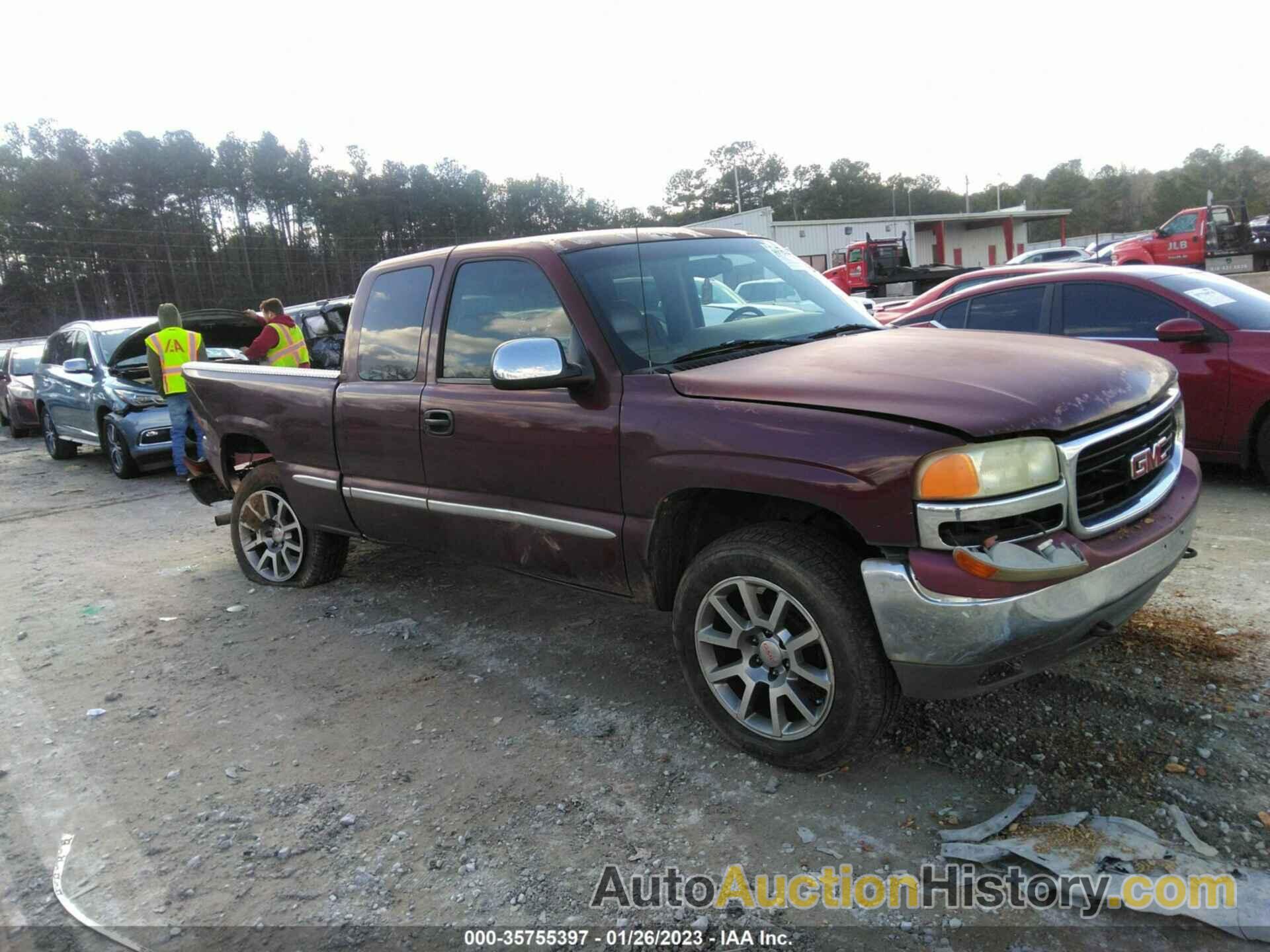 GMC NEW SIERRA 1500 SLE, 1GTEK19T6XE512474