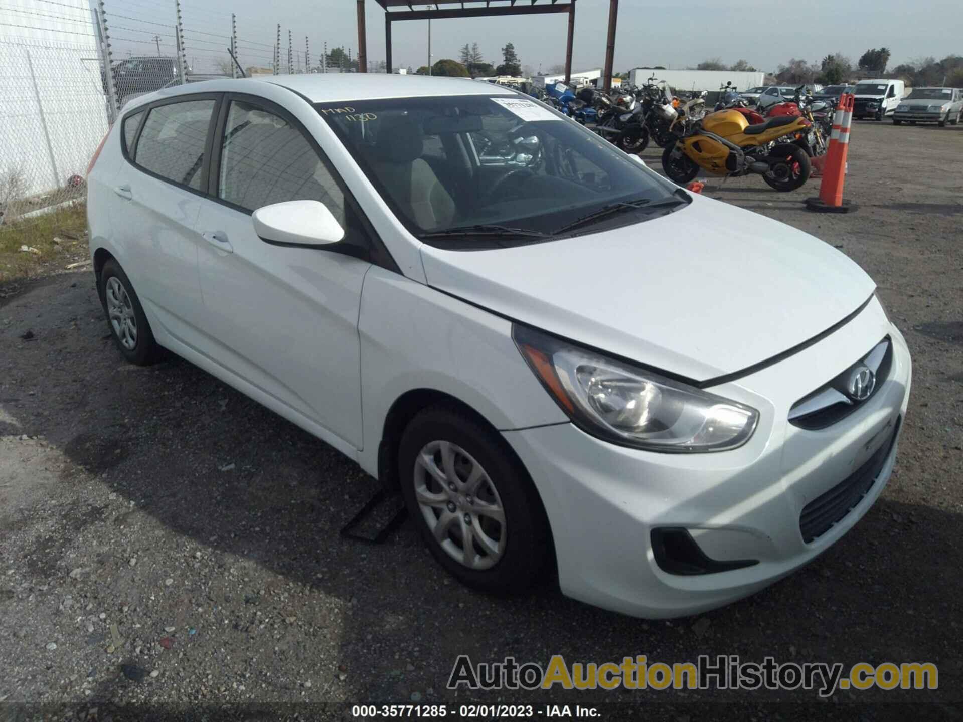 HYUNDAI ACCENT GS, KMHCT5AE8CU043795