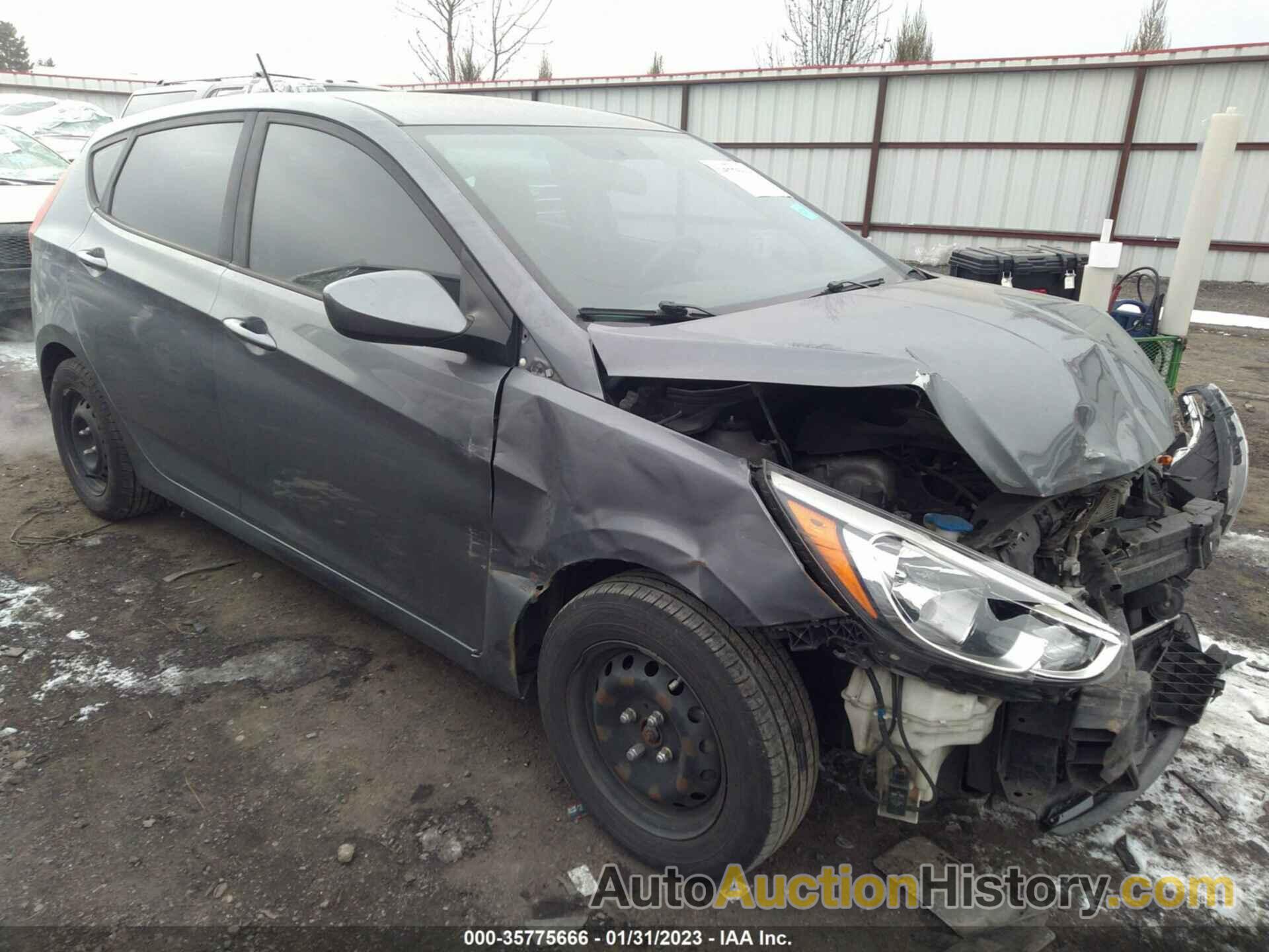 HYUNDAI ACCENT SE, KMHCT5AE6HU331886