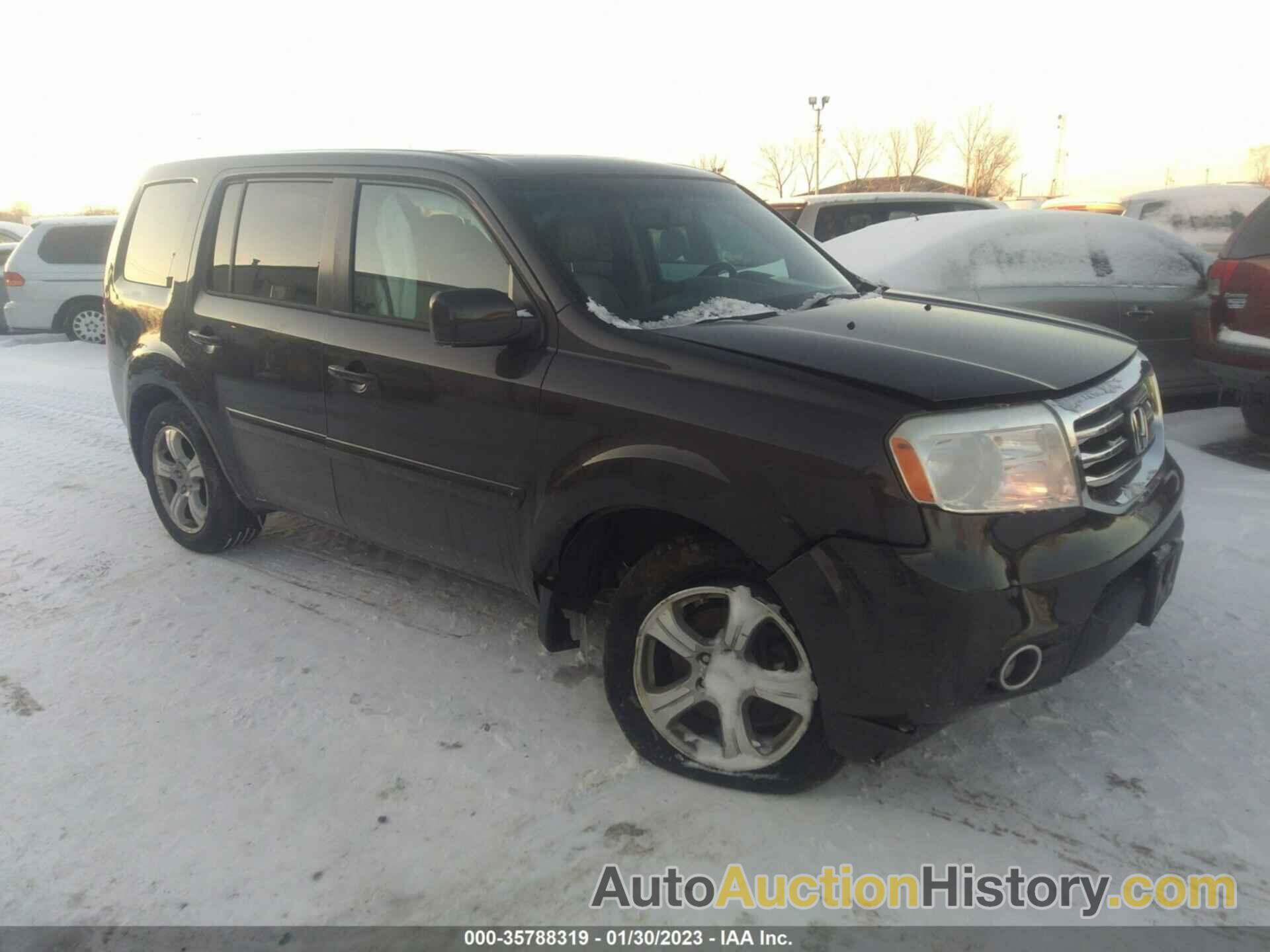 HONDA PILOT EX-L, 5FNYF4H50DB010110