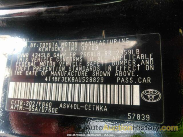 TOYOTA CAMRY LE, 4T1BF3EK8AU528829