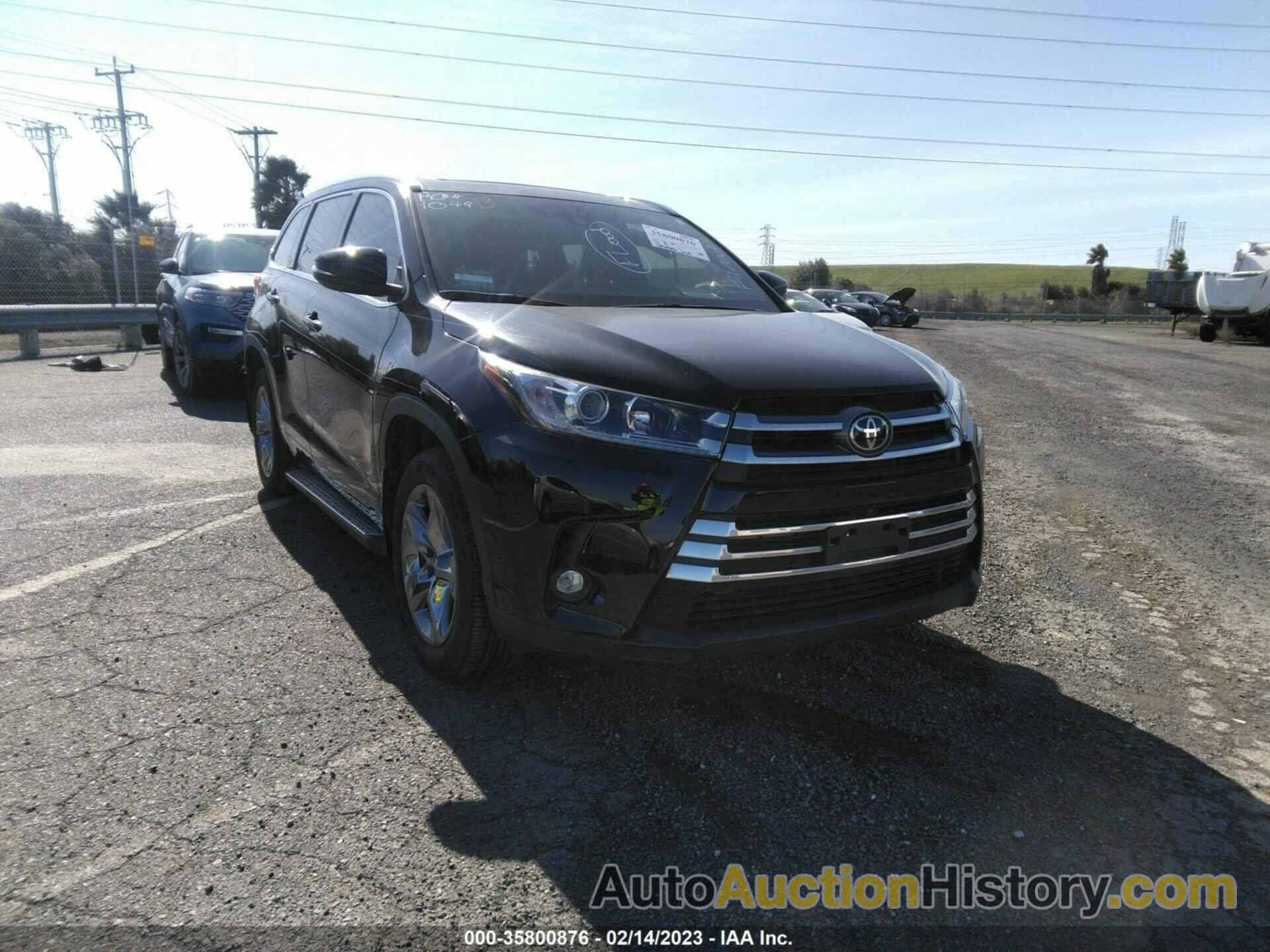 TOYOTA HIGHLANDER LIMITED, 5TDDZRFH8KS715973