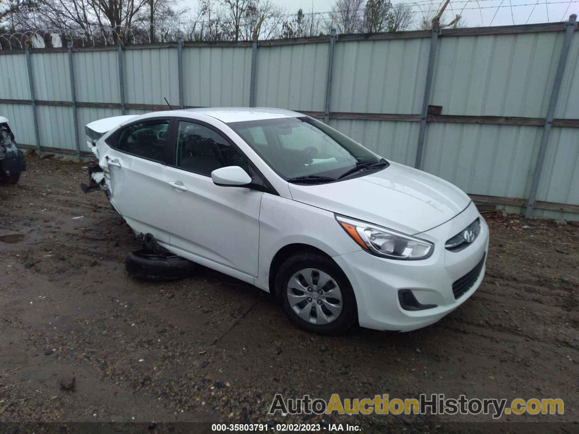 HYUNDAI ACCENT SE, KMHCT4AE6HU193325