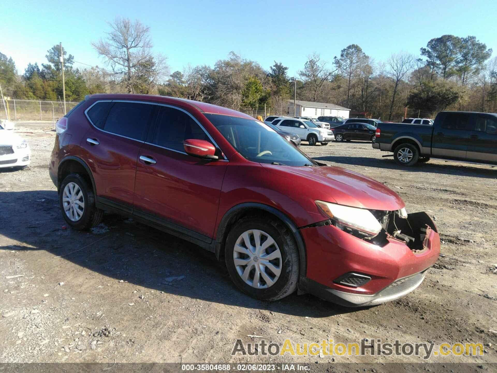 NISSAN ROGUE S, KNMAT2MT1FP562677