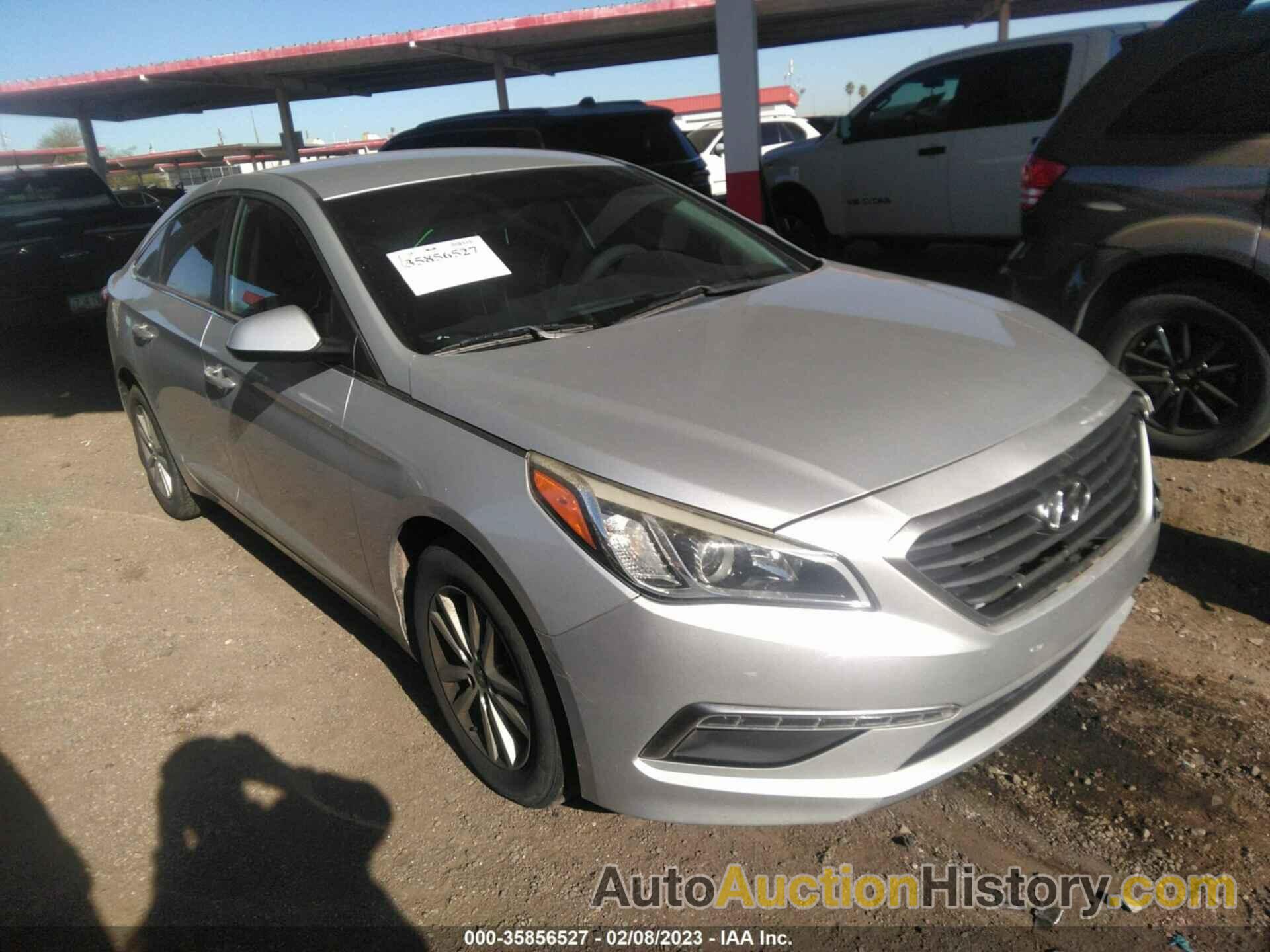 HYUNDAI SONATA 2.4L SE, 5NPE24AF9FH085913