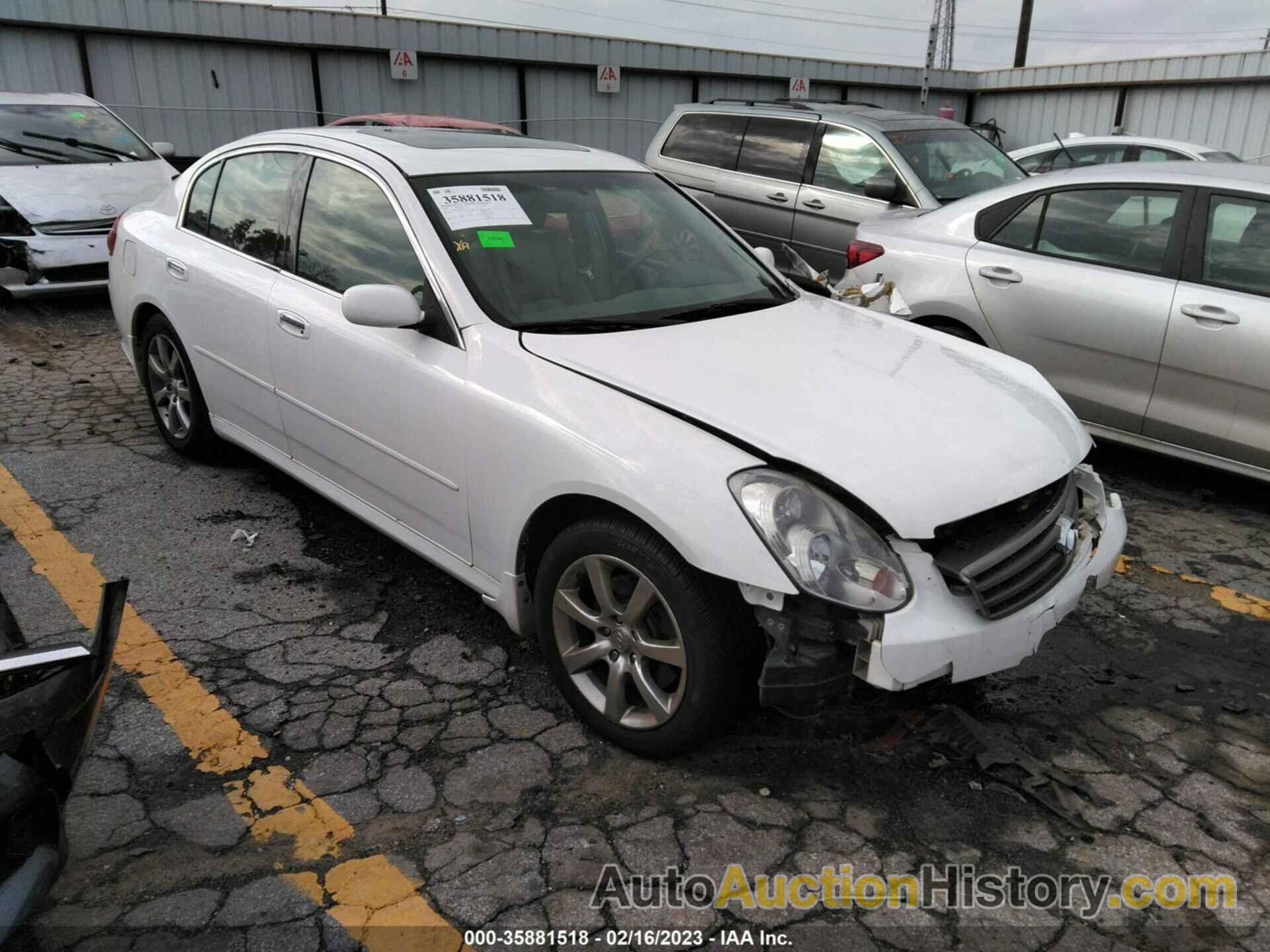 INFINITI G35 SEDAN, JNKCV51F16M611377