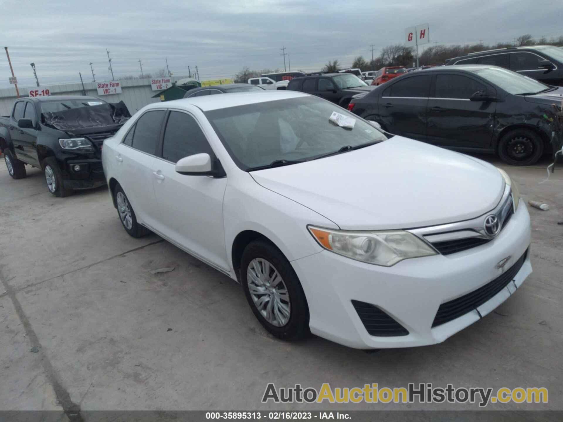 TOYOTA CAMRY L/LE/SE/XLE, 4T1BF1FK9CU566060