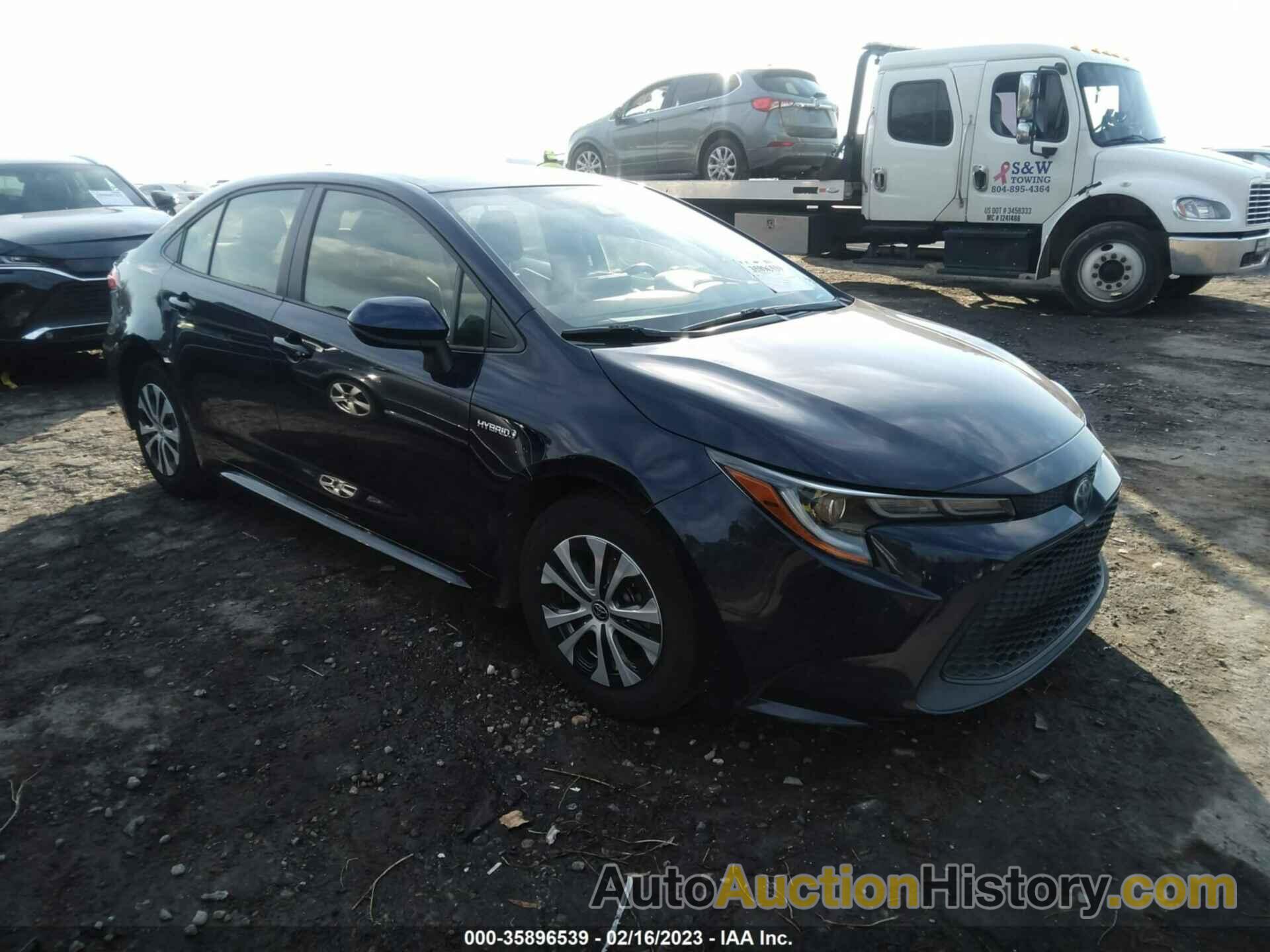 TOYOTA COROLLA HYBRID LE, JTDEBRBE8LJ000615