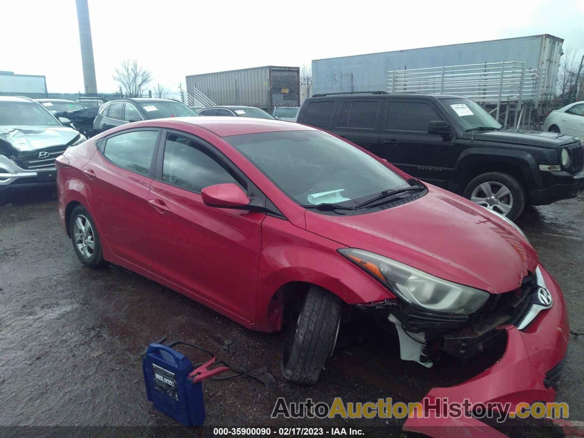 HYUNDAI ELANTRA SE, KMHDH4AE7FU444954