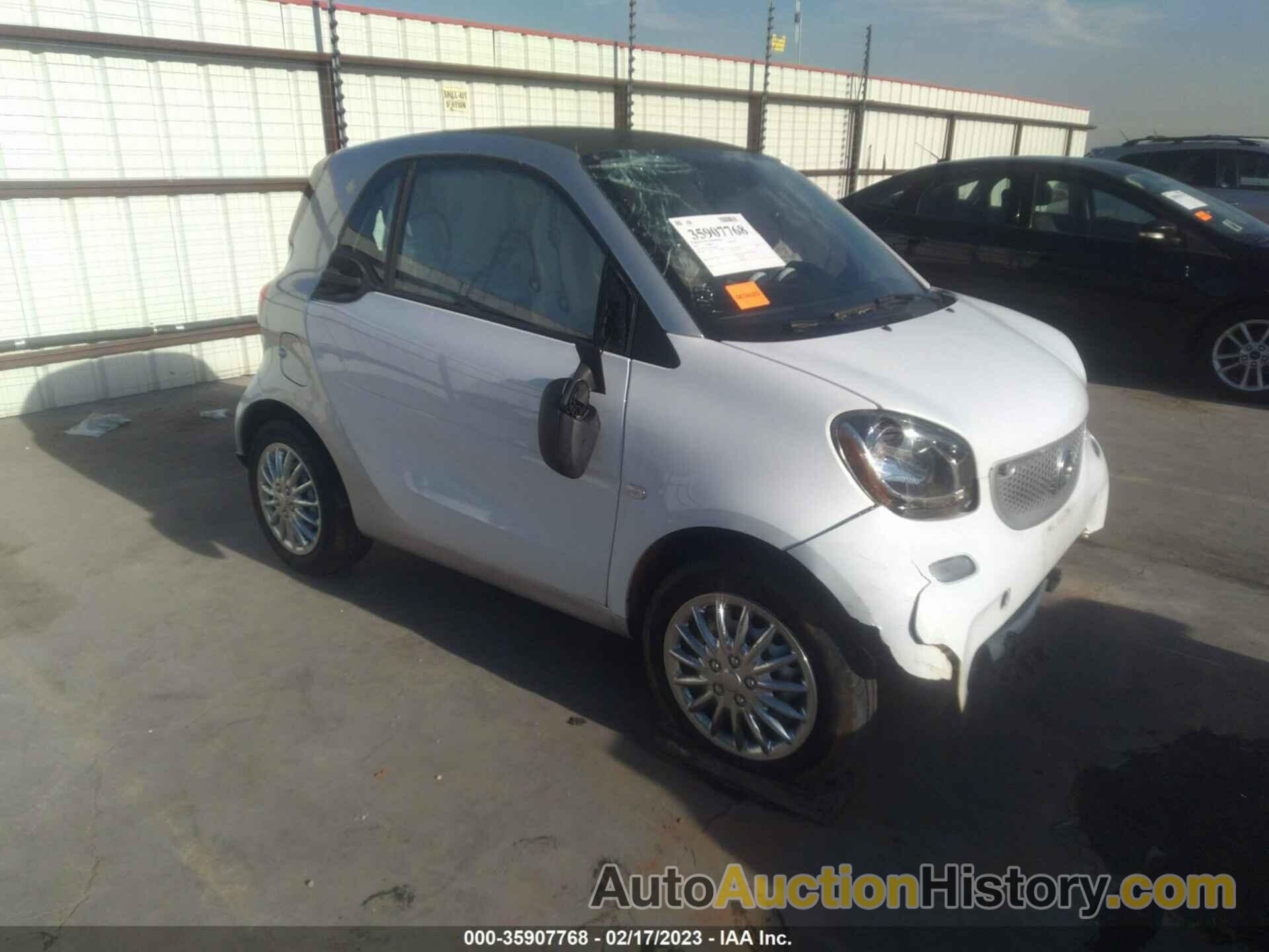 SMART FORTWO PURE/PASSION/PRIME/PROXY, WMEFJ5DA8HK168137