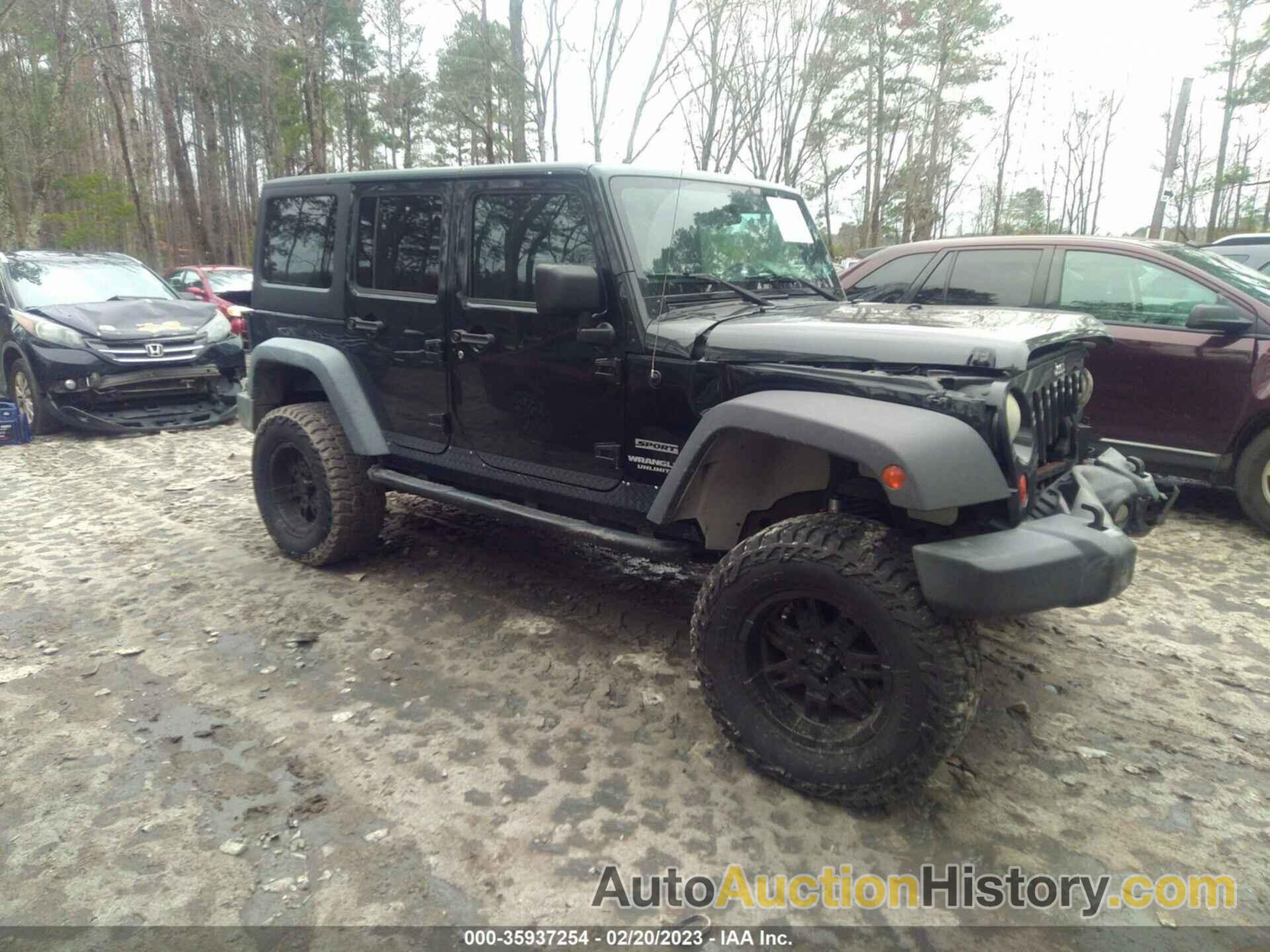 JEEP WRANGLER UNLIMITED SPORT, 1C4HJWDGXCL242985