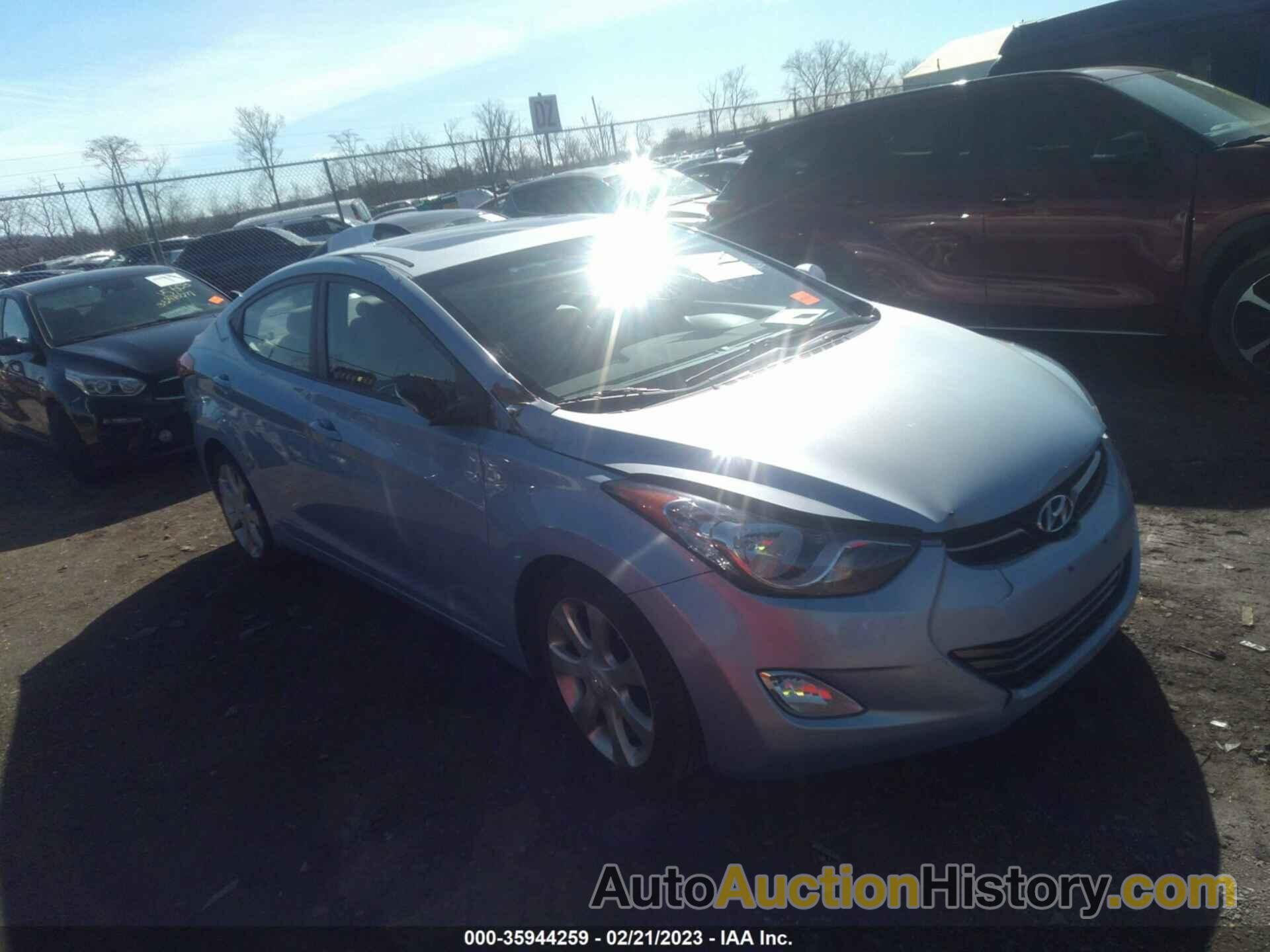 HYUNDAI ELANTRA LTD PZEV, KMHDH4AE4BU158036