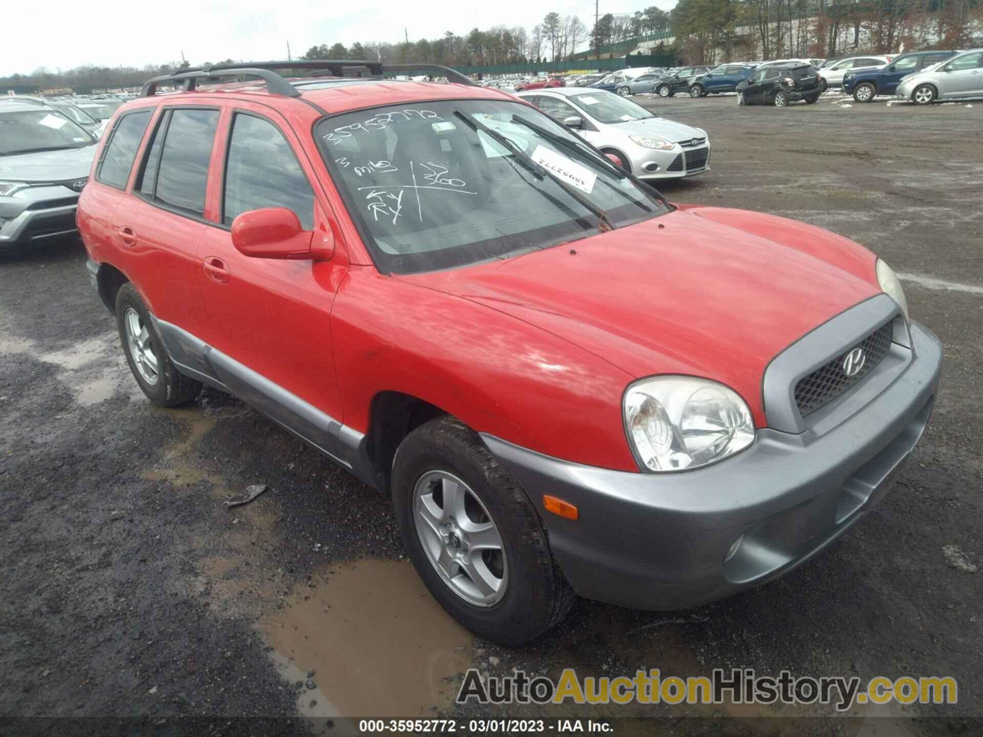 HYUNDAI SANTA FE GLS, KM8SC73D94U757710