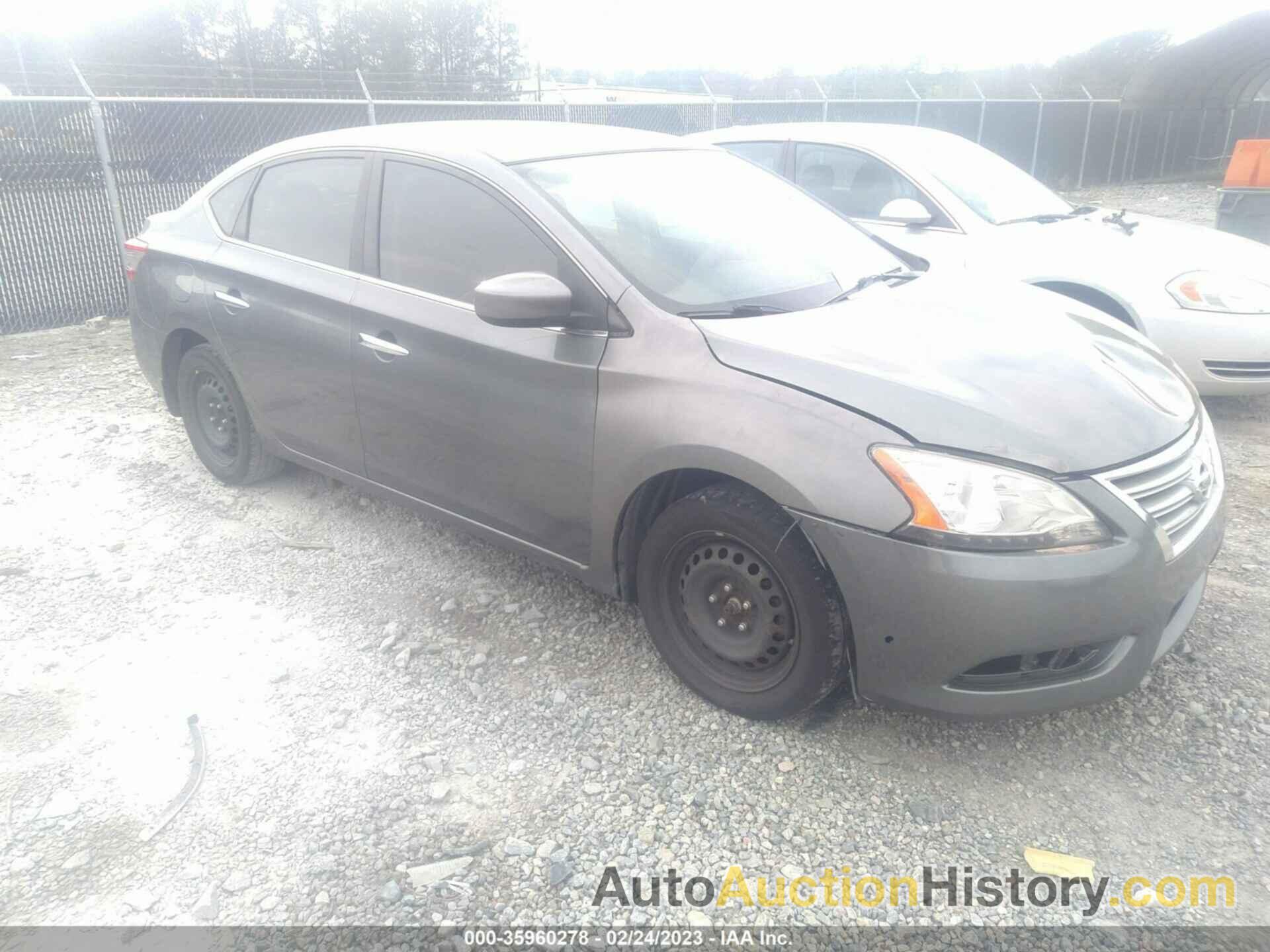 NISSAN SENTRA S, 3N1AB7AP3FY375773