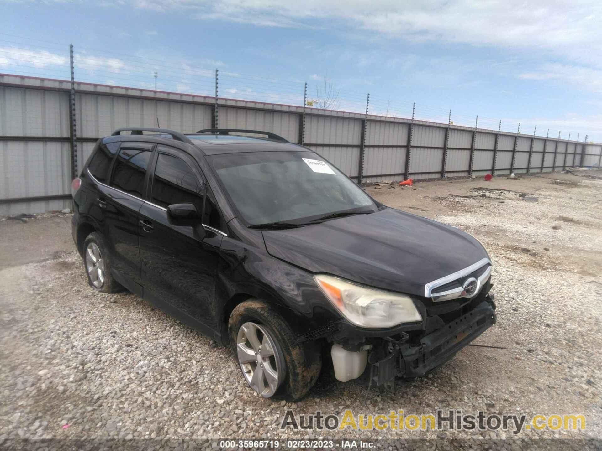 SUBARU FORESTER 2.5I LIMITED, JF2SJAHC7EH400707