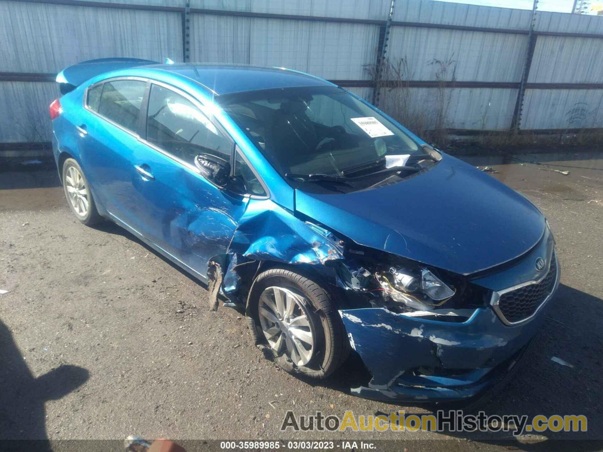 KIA FORTE LX, KNAFX4A60F5354948