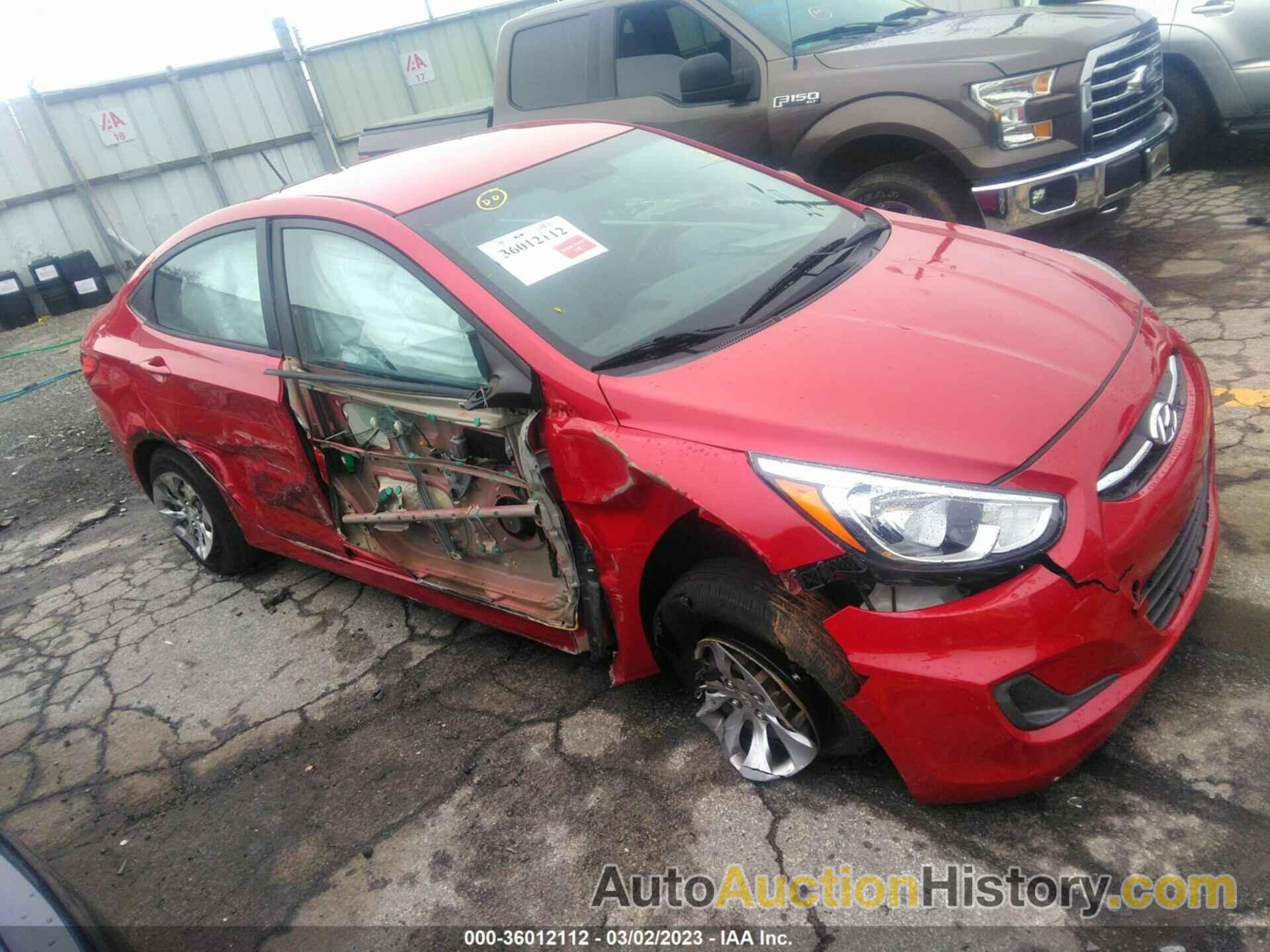 HYUNDAI ACCENT GLS, KMHCT4AE3FU884437