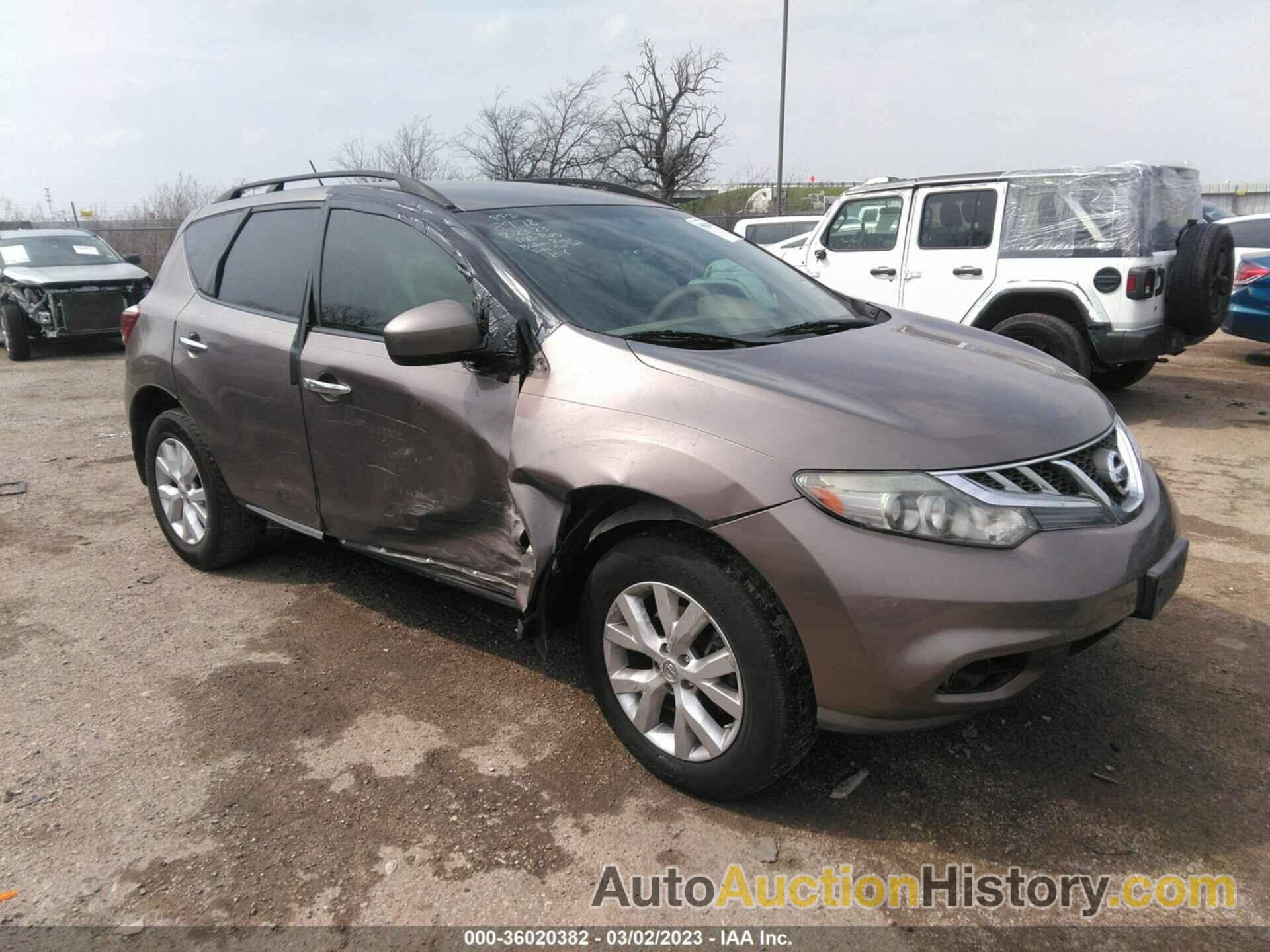 NISSAN MURANO SV, JN8AZ1MU9DW208978