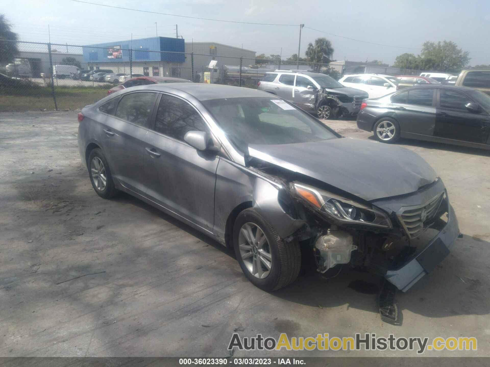 HYUNDAI SONATA 2.4L SE, 5NPE24AF7GH366304