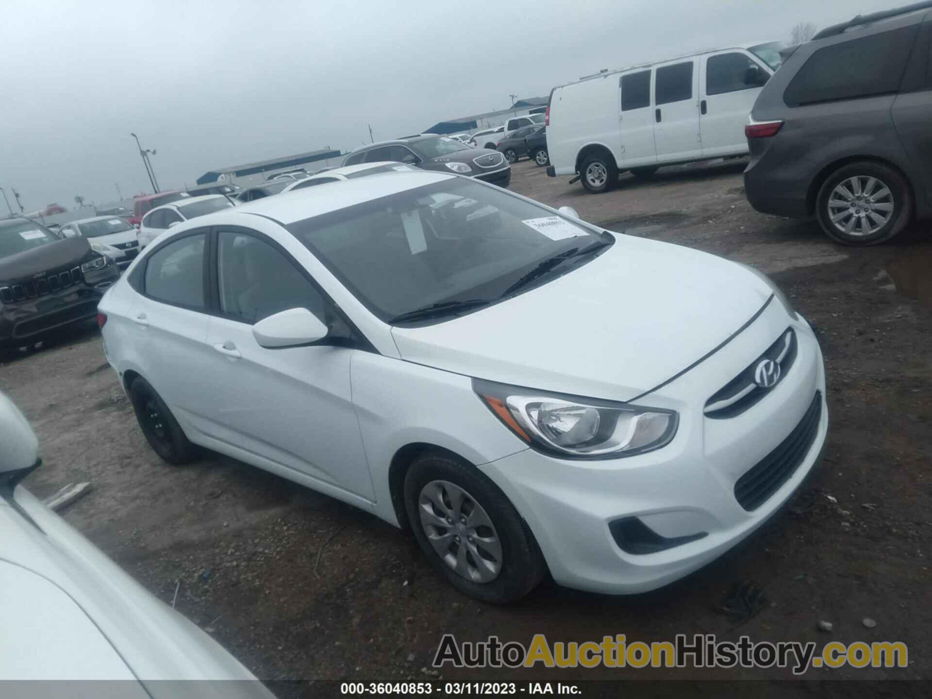 HYUNDAI ACCENT SE, KMHCT4AE6GU123337