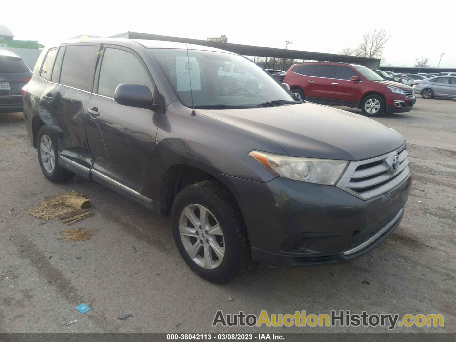 TOYOTA HIGHLANDER, 5TDZA3EH8CS023015