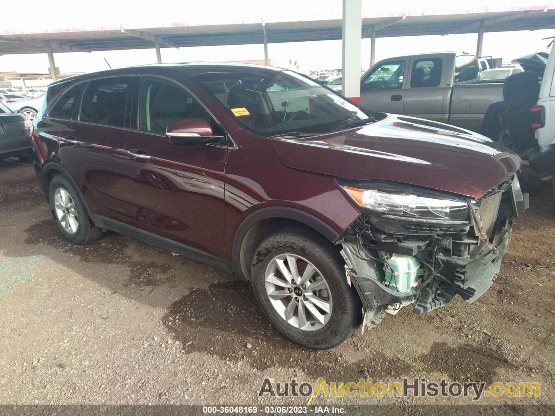 KIA SORENTO LX V6, 5XYPG4A59LG615575