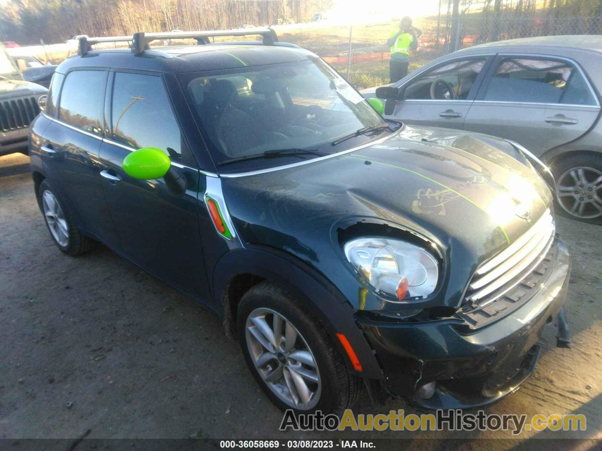 MINI COOPER COUNTRYMAN, WMWZB3C59EWM32291