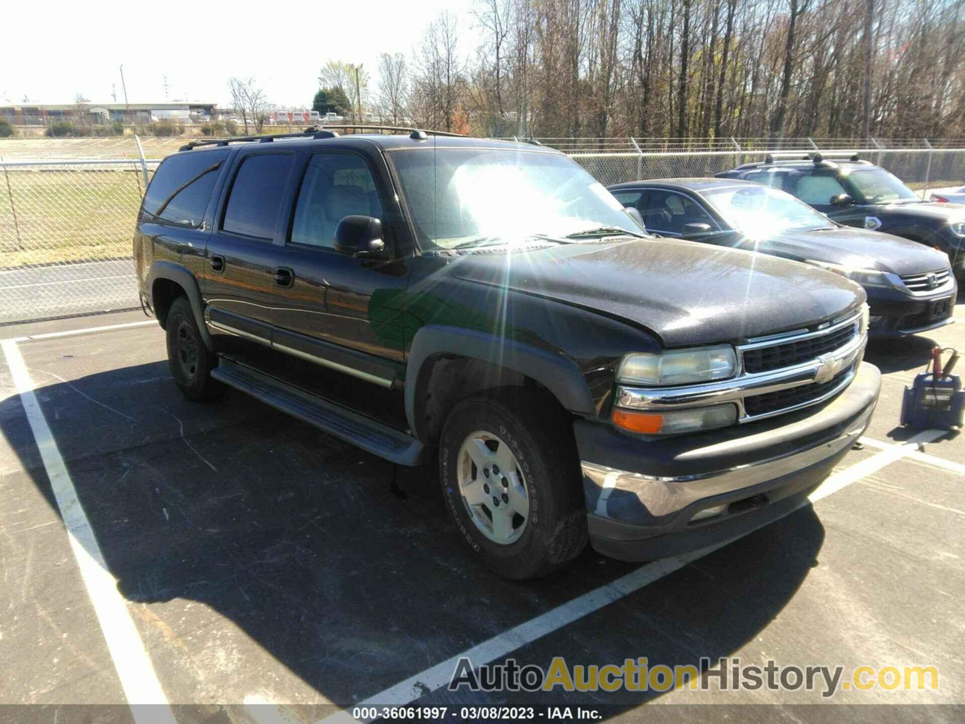 CHEVROLET SUBURBAN LT, 3GNFK16Z75G267453