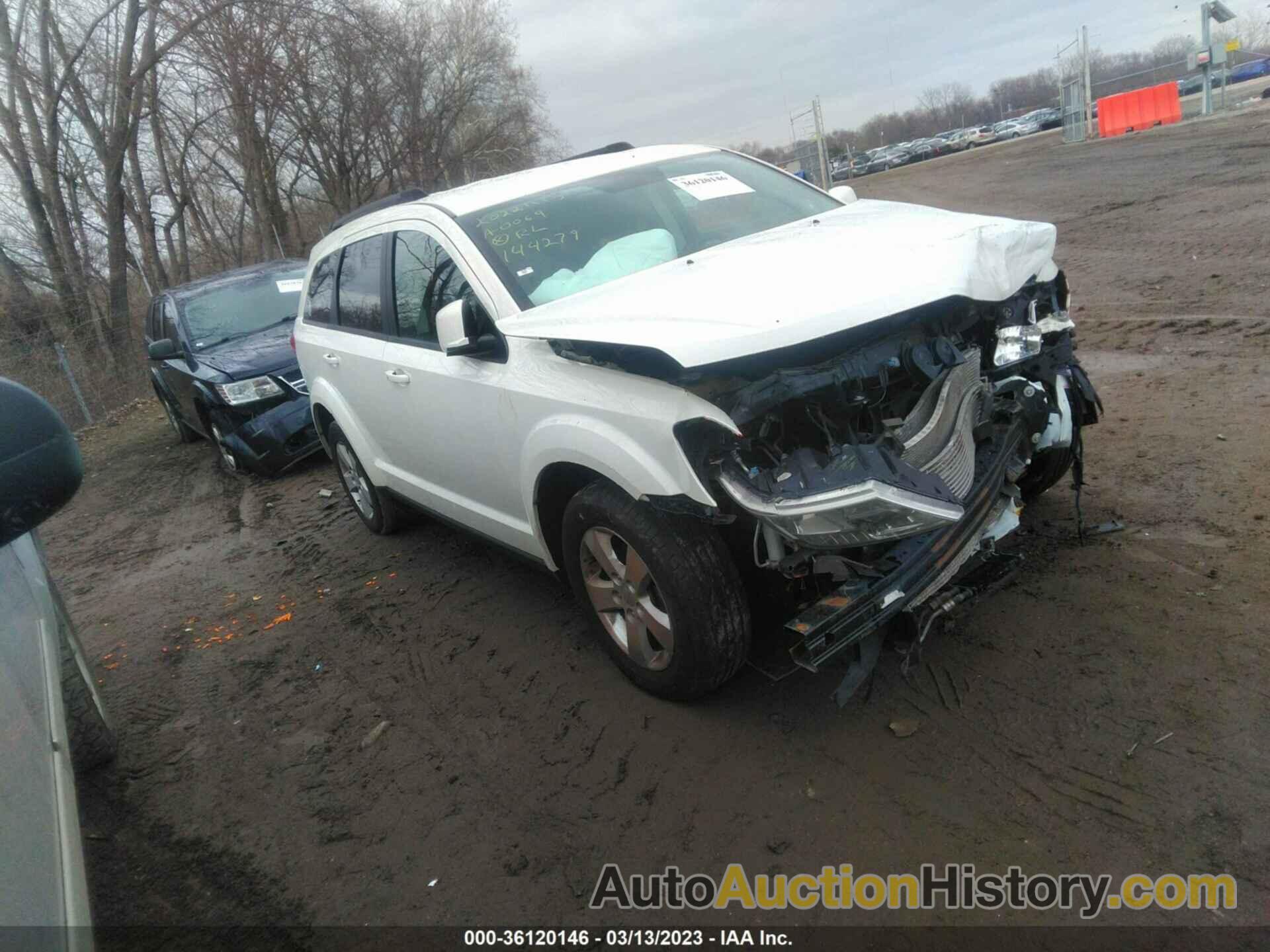 DODGE JOURNEY SXT, 3C4PDDBG3CT144279