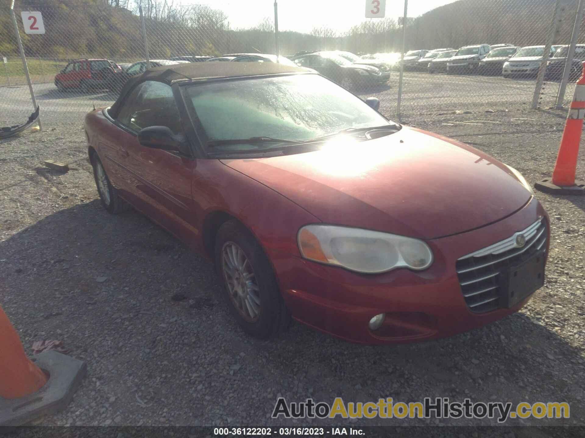 CHRYSLER SEBRING CONV TOURING, 1C3EL55RX5N640653