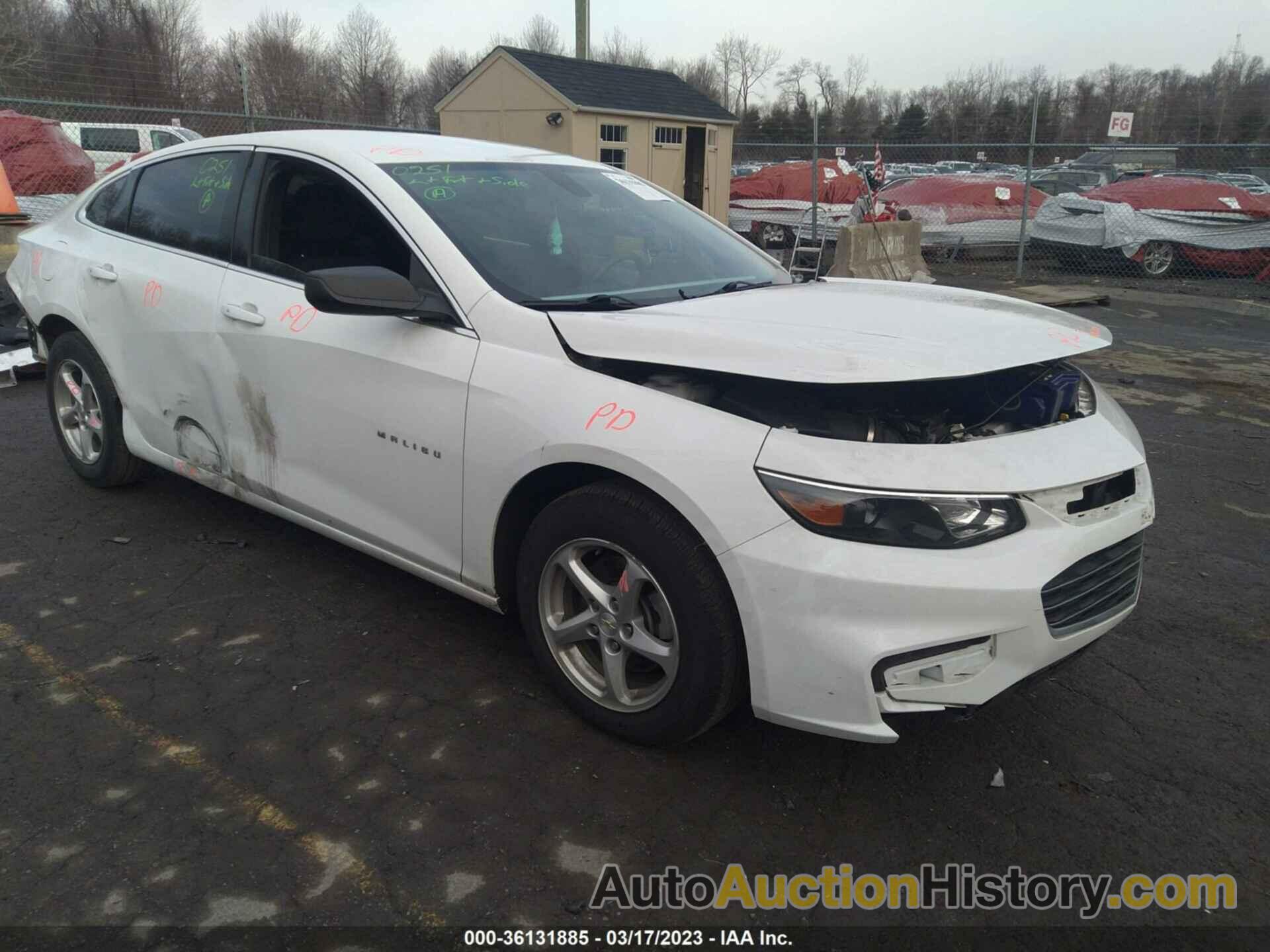 CHEVROLET MALIBU LS, 1G1ZB5ST2JF135736