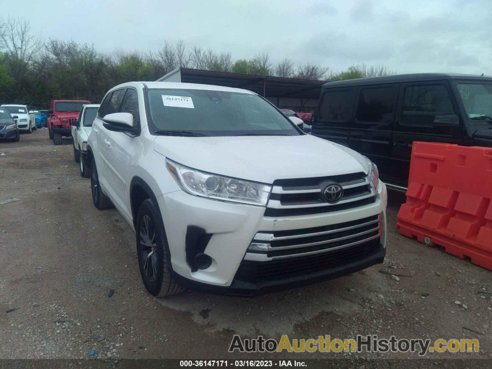 TOYOTA HIGHLANDER LE, 5TDZARFH3JS040576