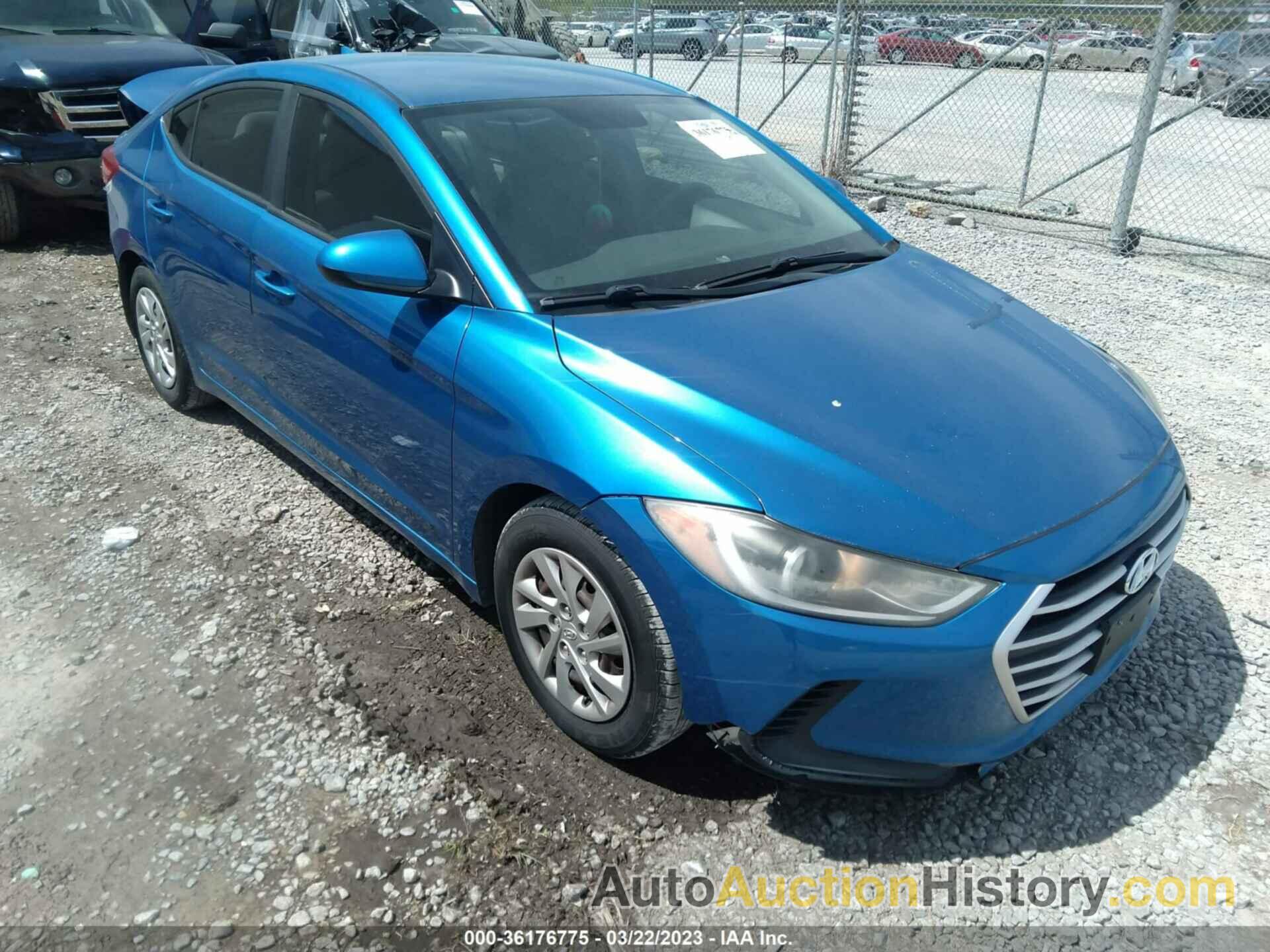 HYUNDAI ELANTRA SE, 5NPD74LFXHH165928