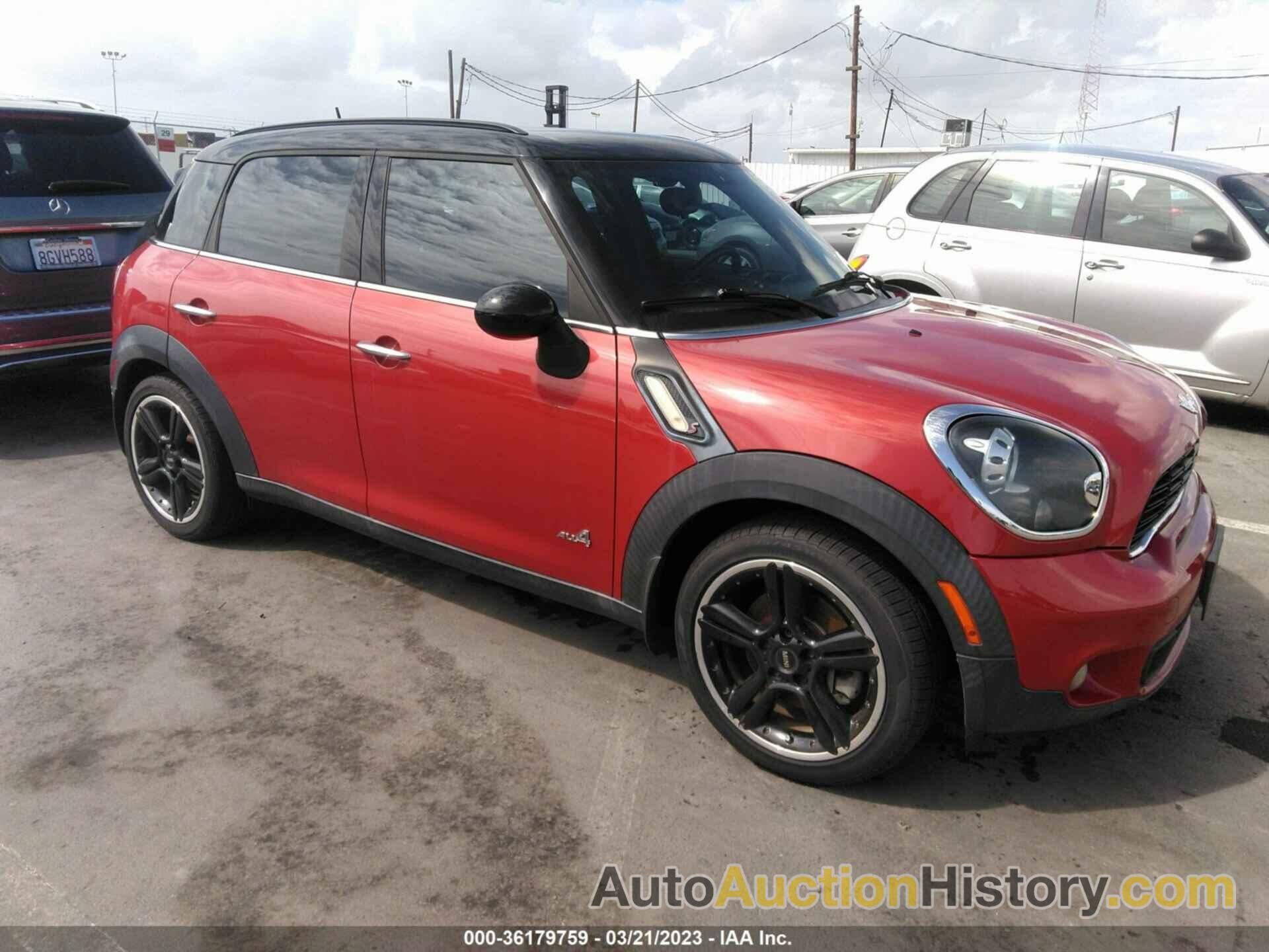 MINI COOPER COUNTRYMAN S, WMWZC5C54EWM17013