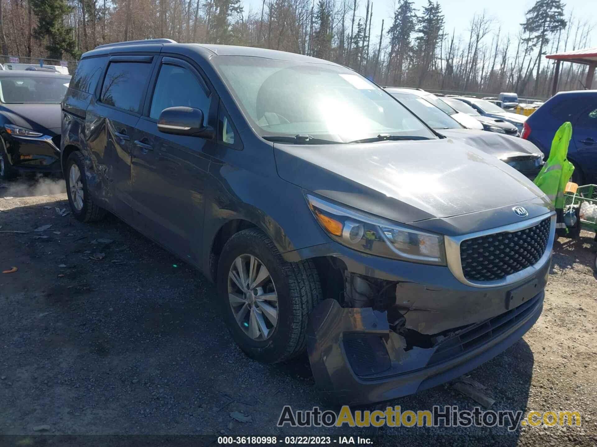 KIA SEDONA LX, KNDMB5C19J6408380