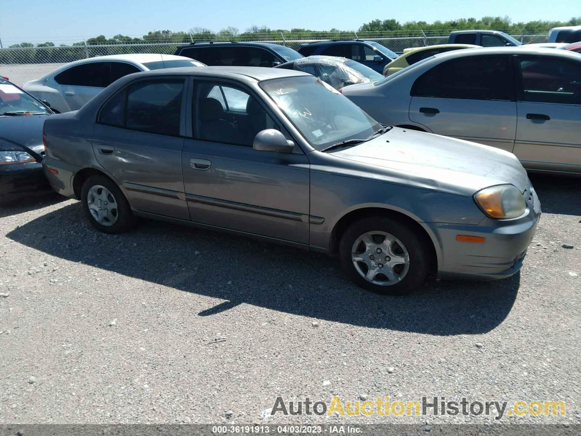 HYUNDAI ACCENT GL, KMHCG45C13U477970