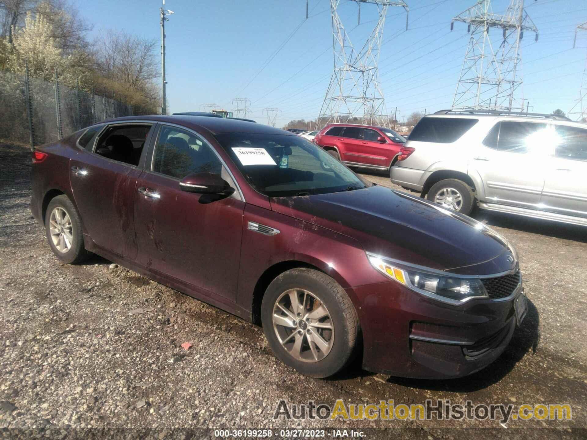 KIA OPTIMA LX, 5XXGT4L34HG138508