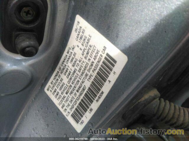 HONDA CIVIC LX, 2HGFC2F53JH605807