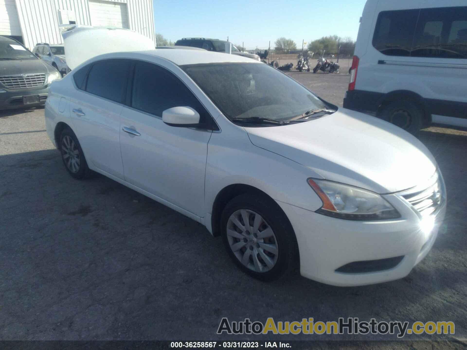 NISSAN SENTRA S/FE+ S/SV/FE+ SV/SR/SL, 3N1AB7AP1EL641481