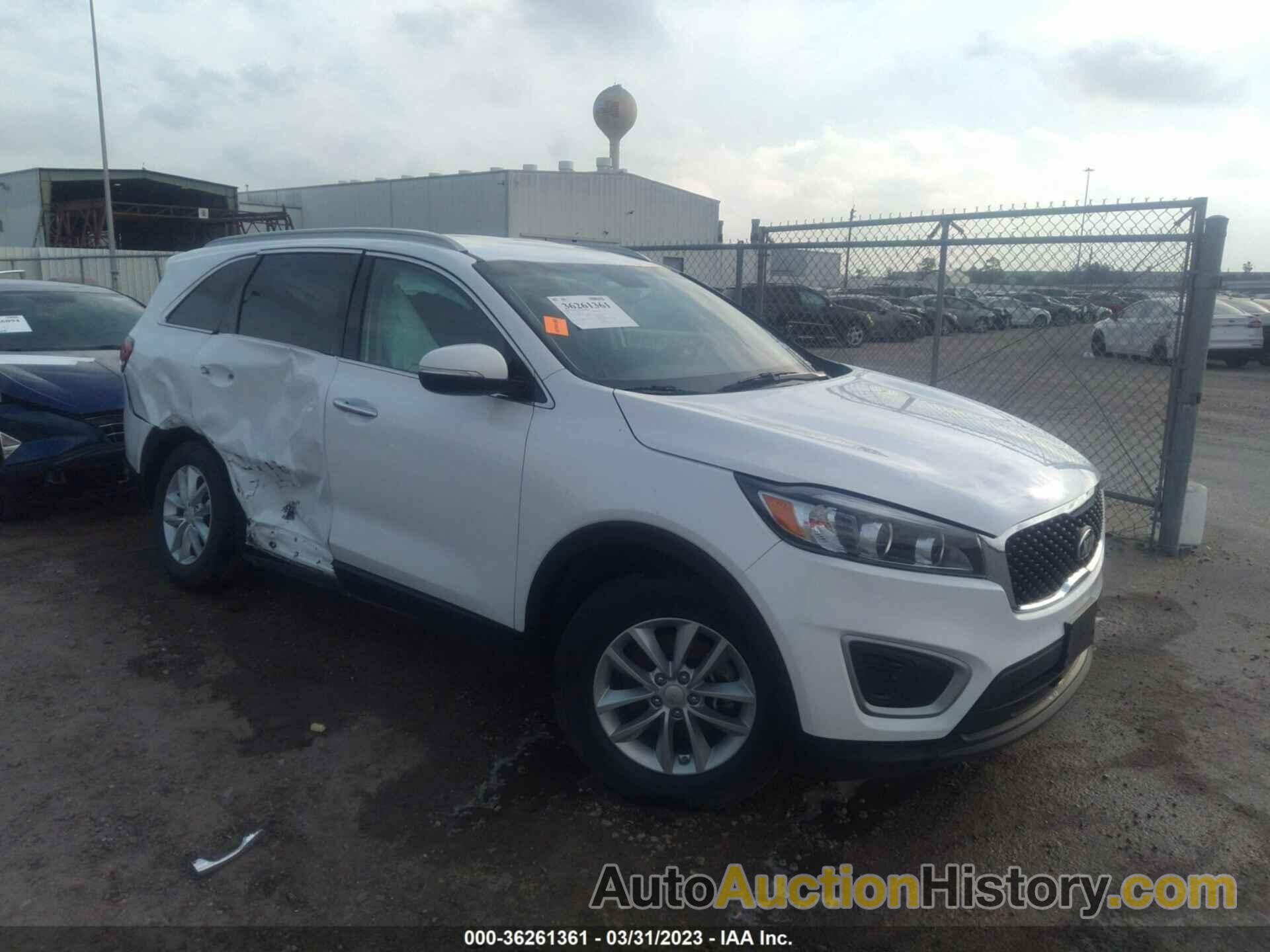 KIA SORENTO LX, 5XYPG4A34JG376237