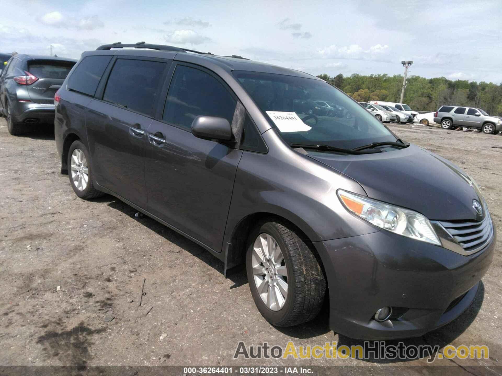 TOYOTA SIENNA XLE AAS/XLE/LTD, 5TDYK3DC9BS055730