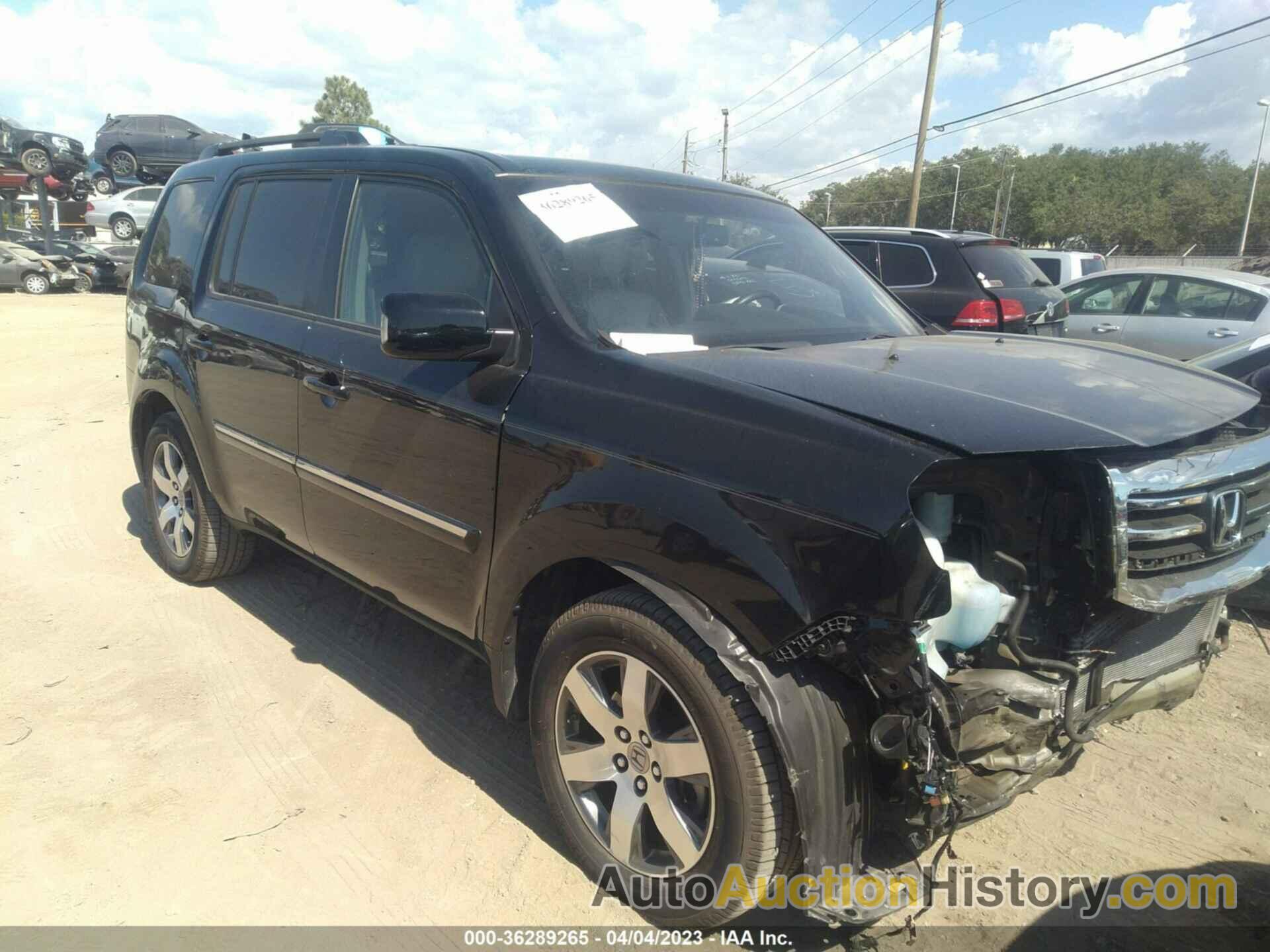 HONDA PILOT TOURING, 5FNYF4H98FB062896