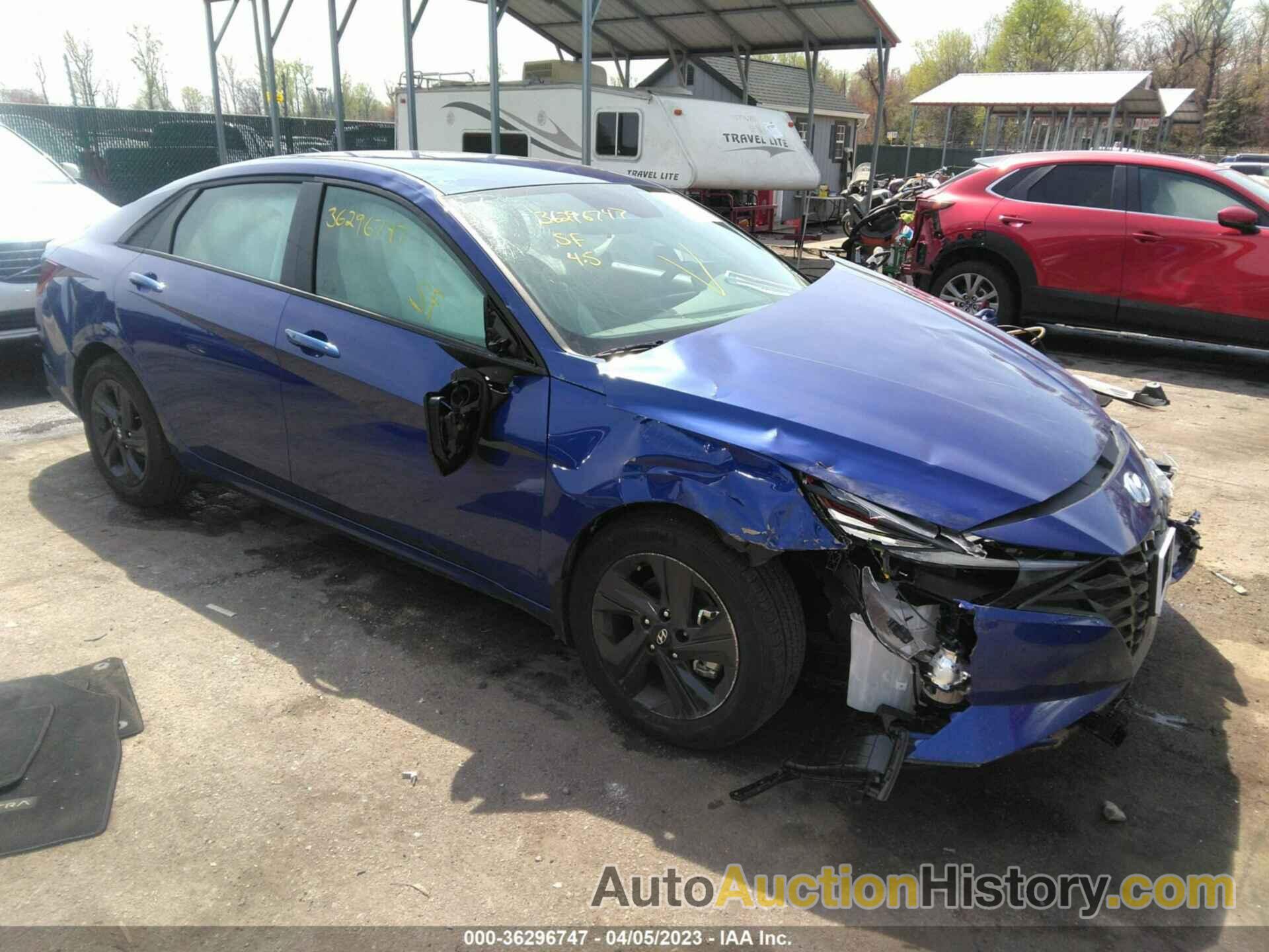 HYUNDAI ELANTRA SEL, 5NPLM4AG7PH109685