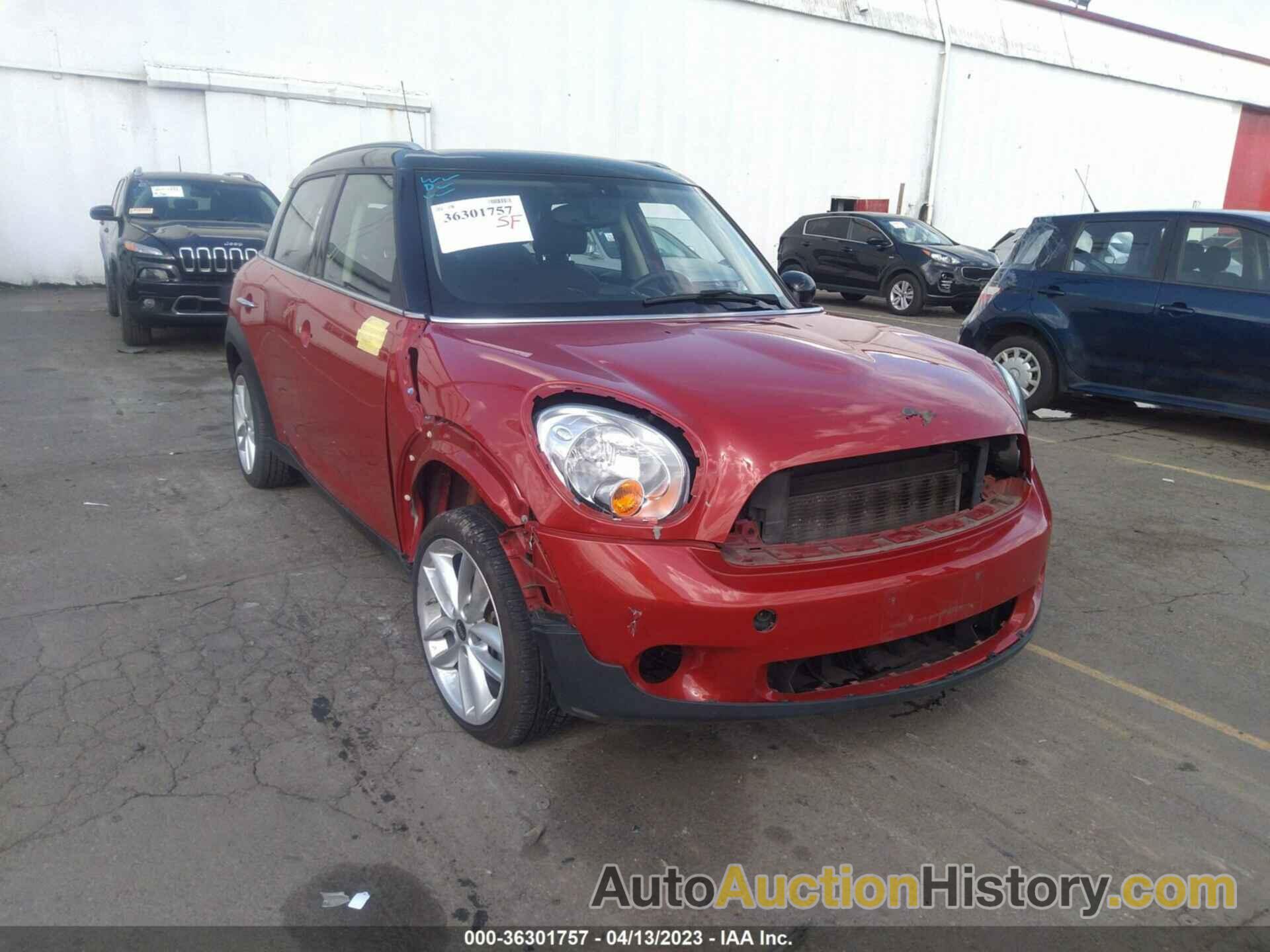 MINI COOPER COUNTRYMAN, WMWZB3C57EWR38587