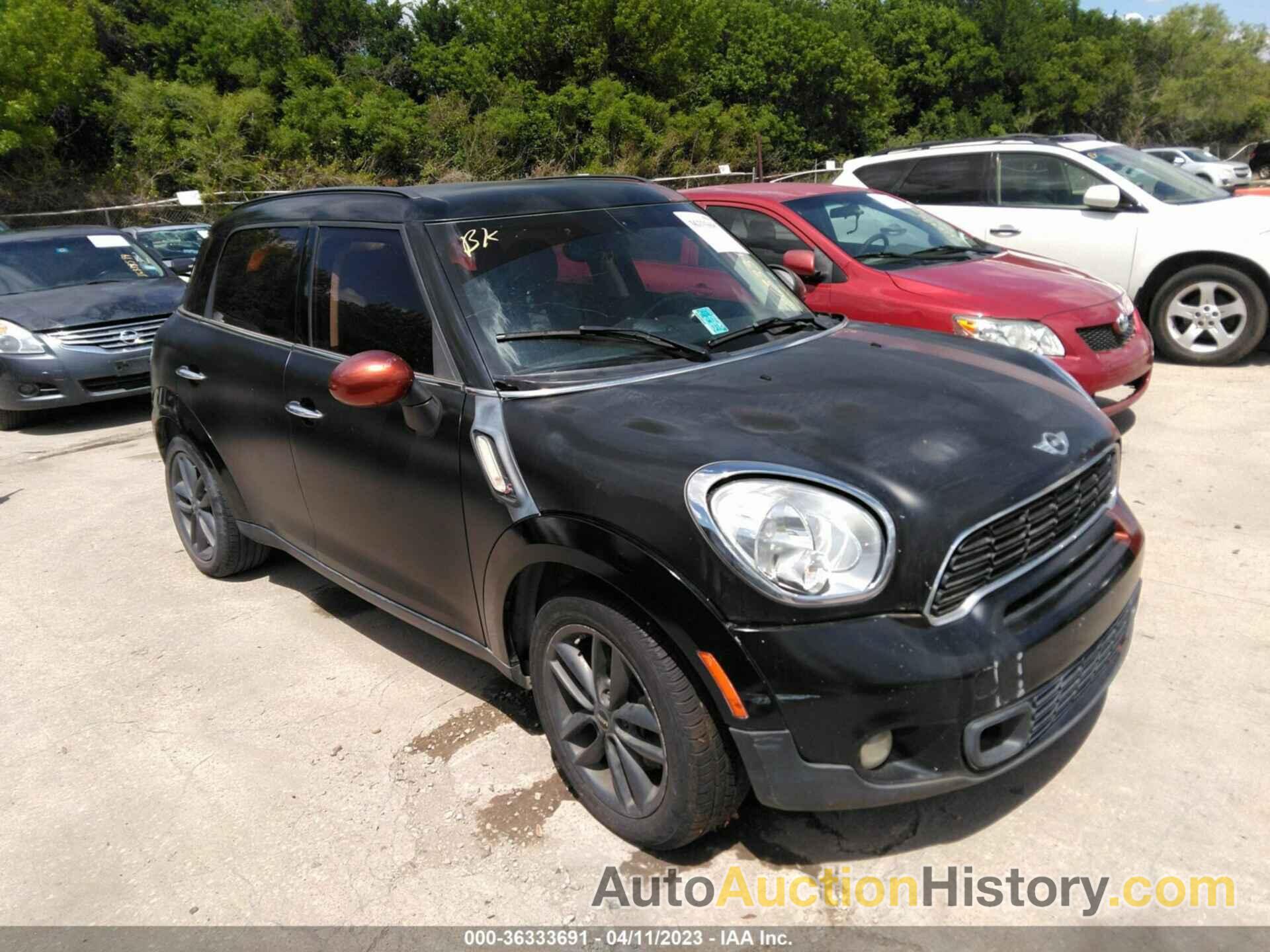 MINI COOPER COUNTRYMAN S, WMWZC3C53DWP21209