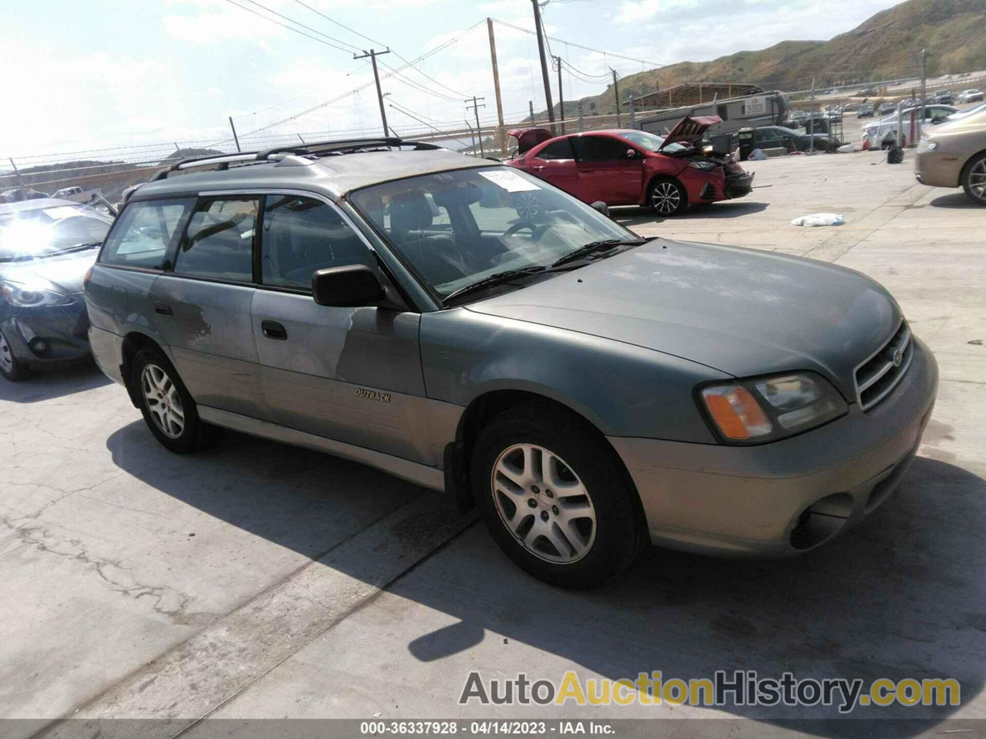 SUBARU LEGACY WAGON OUTBACK EQUIP, 4S3BH6759Y7653872